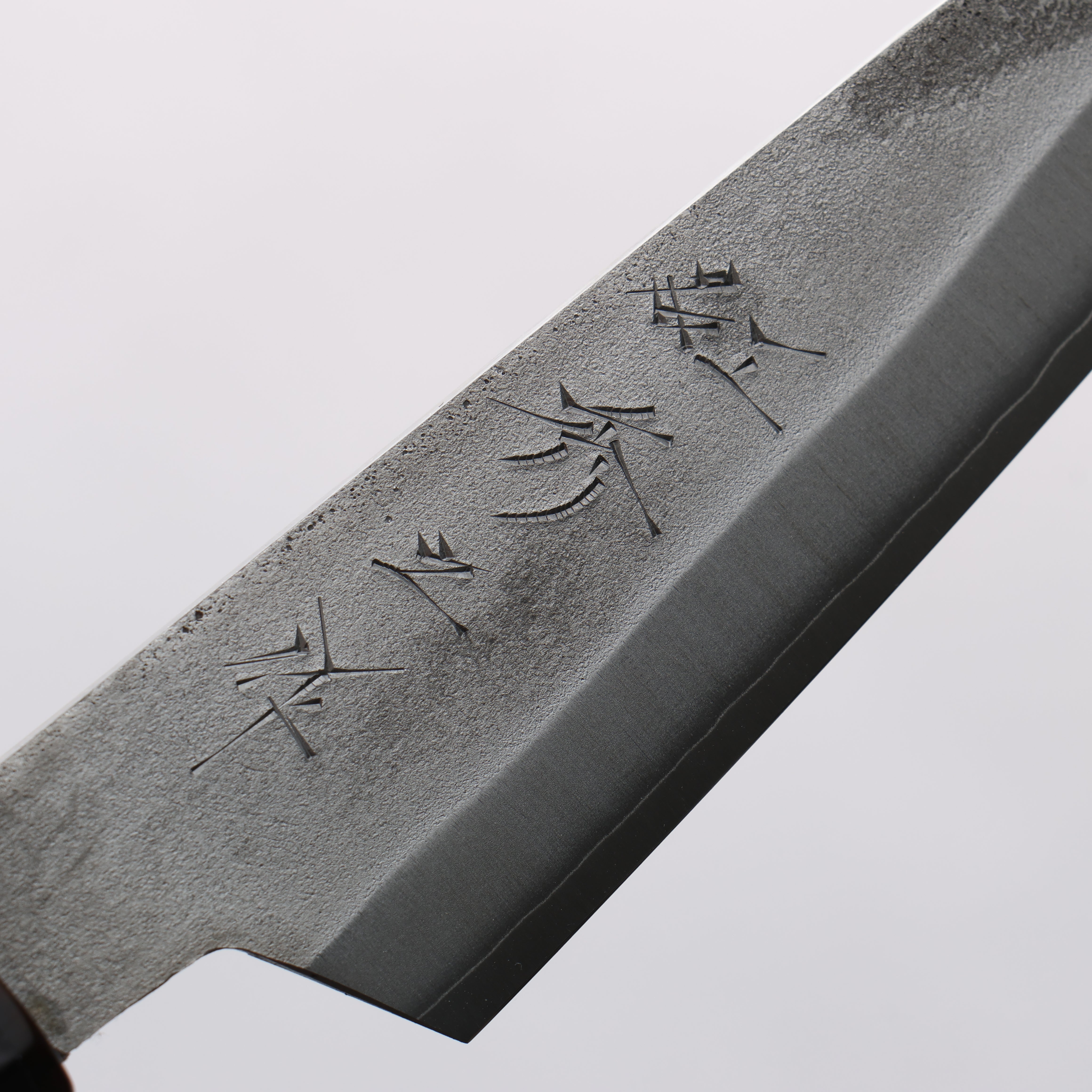 田中 誠貴 銀三鋼 梨地 多用途小刀 120mm 核桃木 握把 - 清助刃物