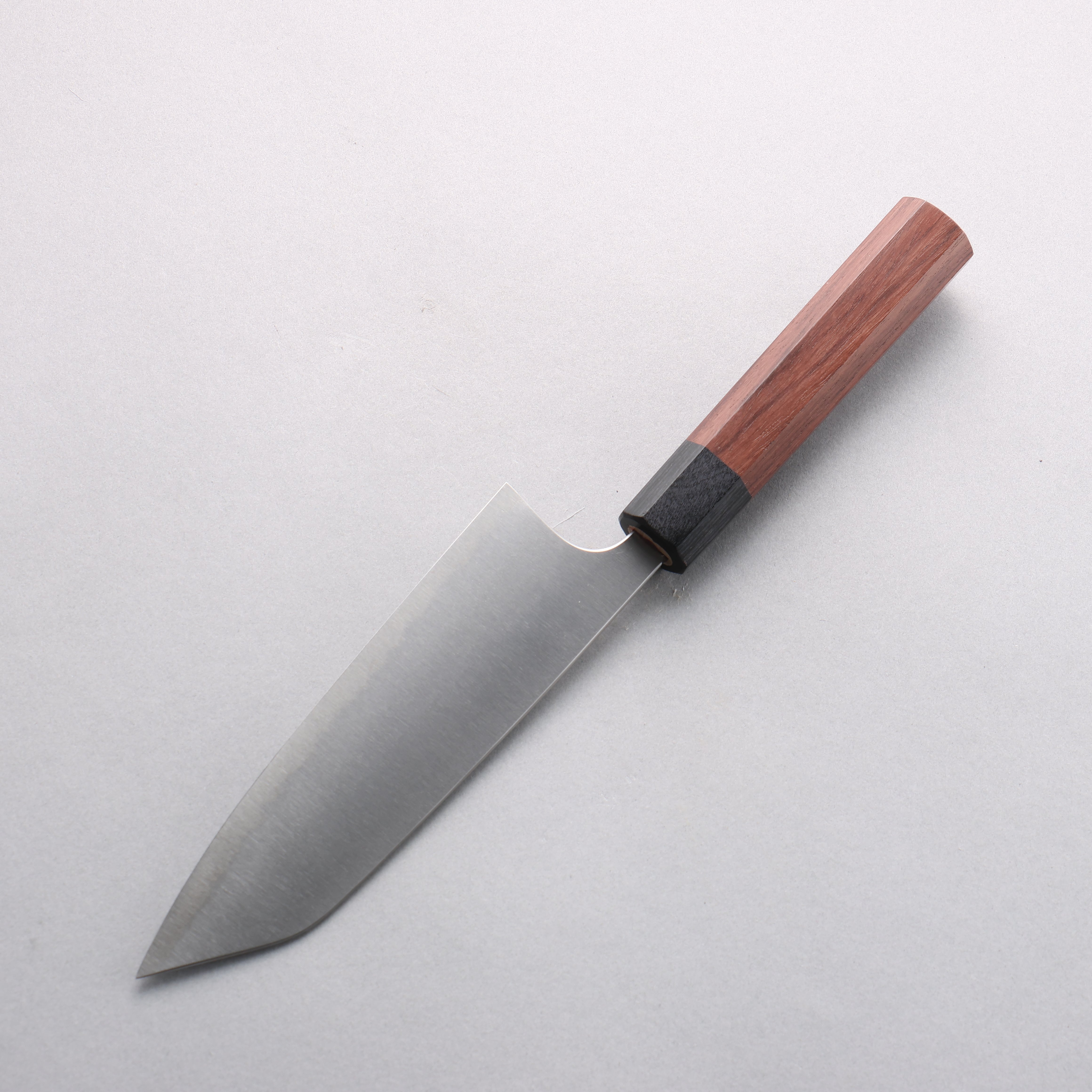 柴田崇行 甲鐵 超級青鋼 三德刀 165mm 紫檀木 握把 - 清助刃物
