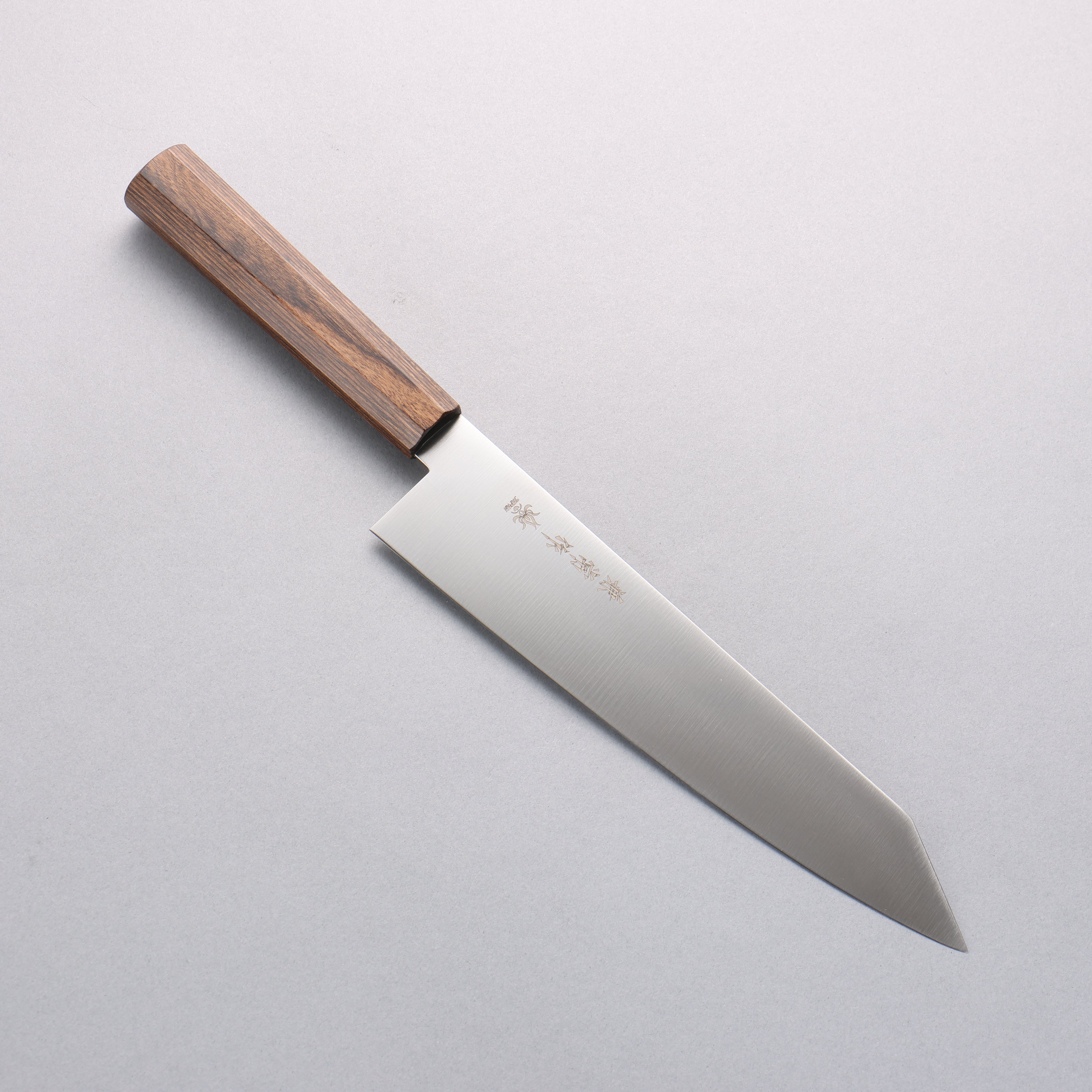 兼常 一途 VG10 切付牛刀 210mm 茶色合成木 握把 - 清助刃物