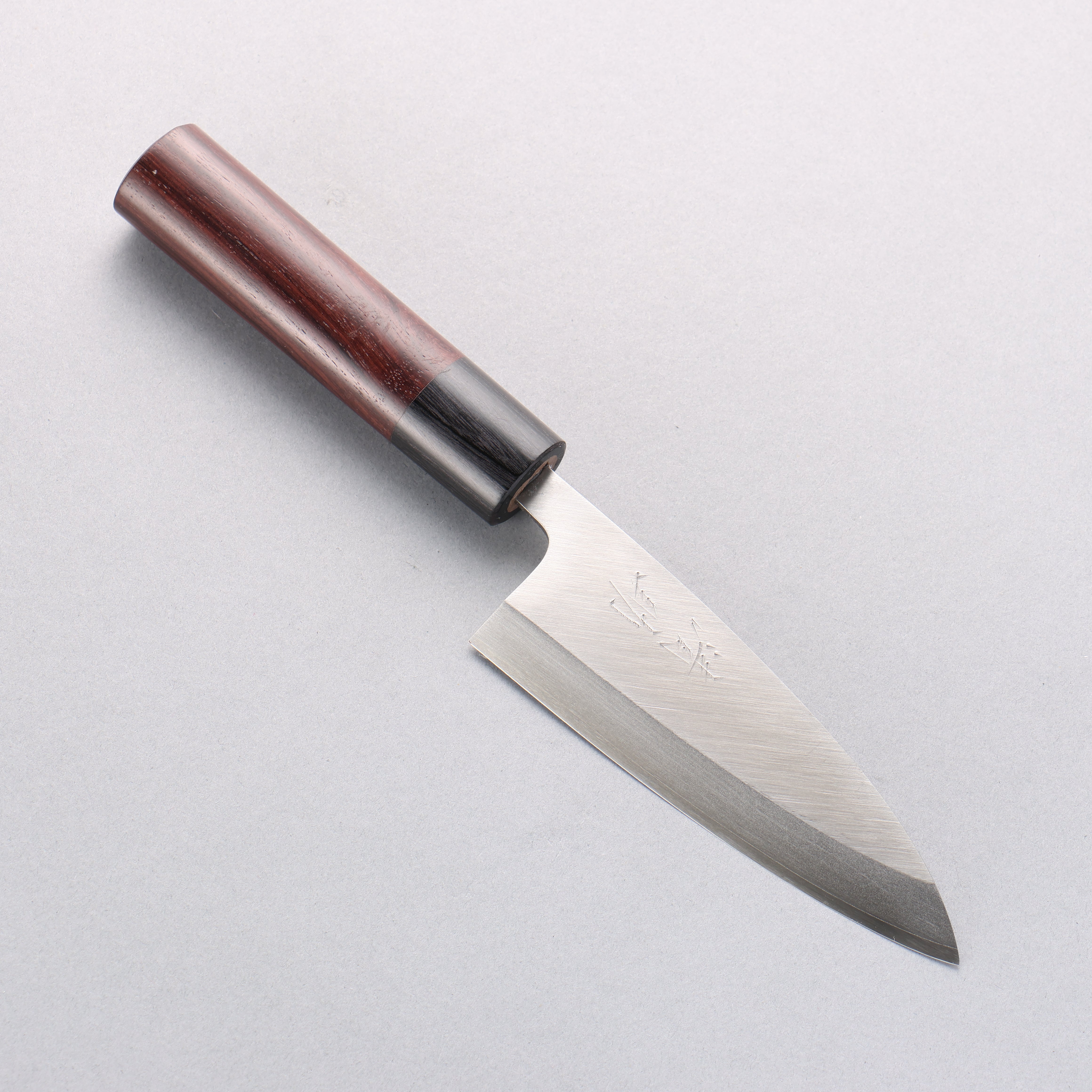 清助 VG1 霞研 出刃 120mm 紫檀木 握把 - 清助刃物