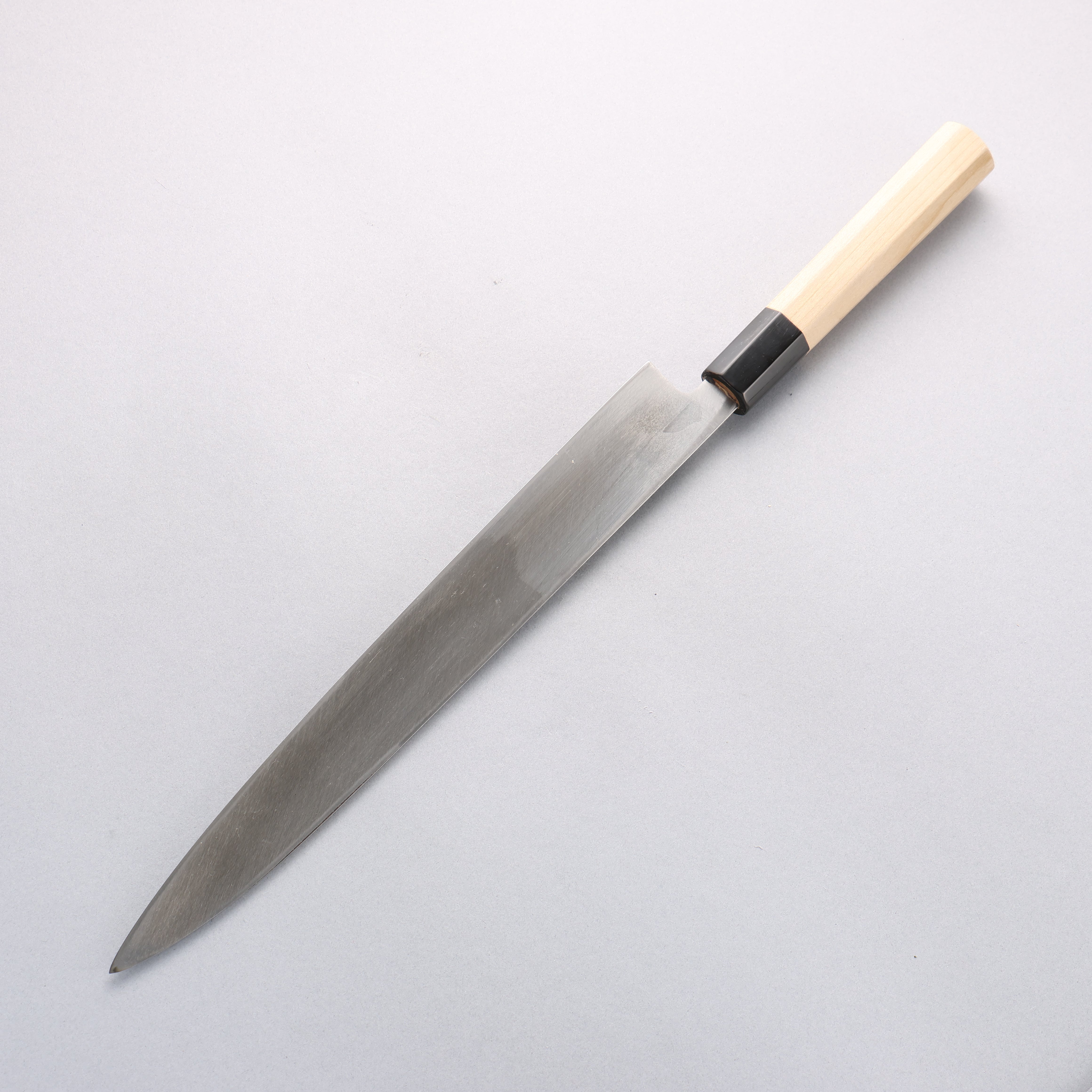 清助 【左撇子用】 鉬鋼(MOL) 霞研 柳刃 300mm - 清助刃物