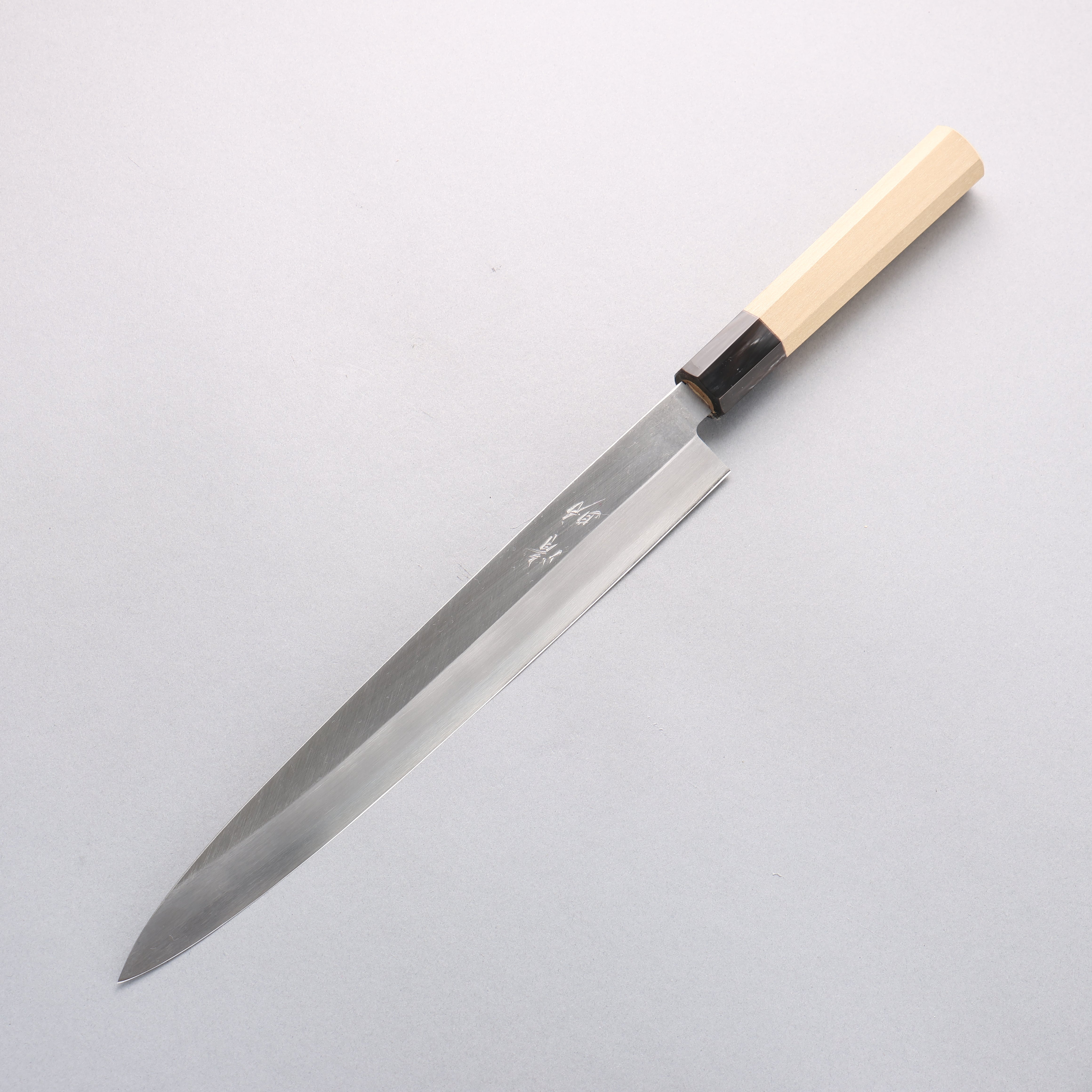 清助 【左撇子用】 鉬鋼(MOL) 霞研 柳刃 270mm - 清助刃物