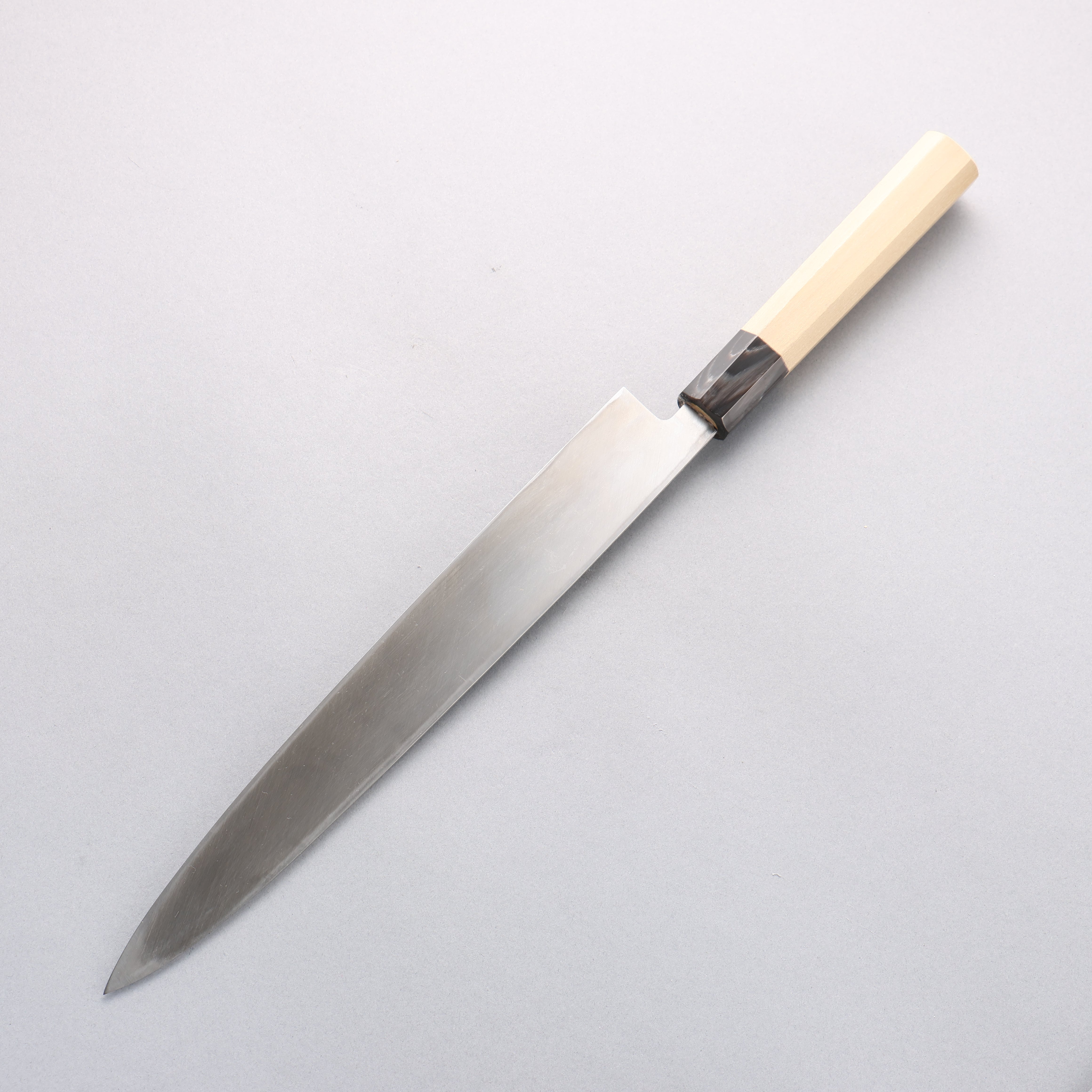 清助 【左撇子用】 鉬鋼(MOL) 霞研 柳刃 270mm - 清助刃物