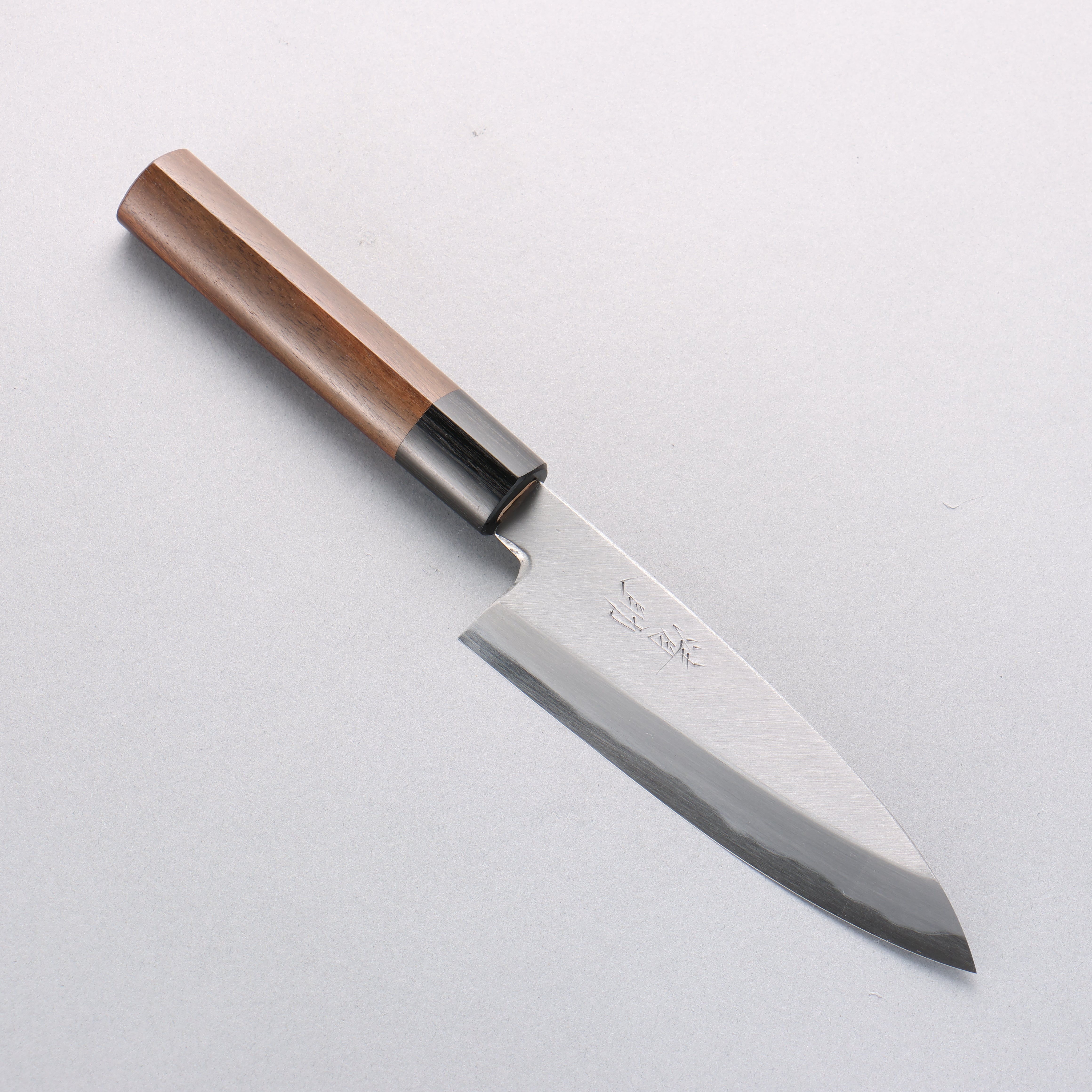 清助 青鋼 霞研 舟行 150mm 紫檀木 握把 - 清助刃物