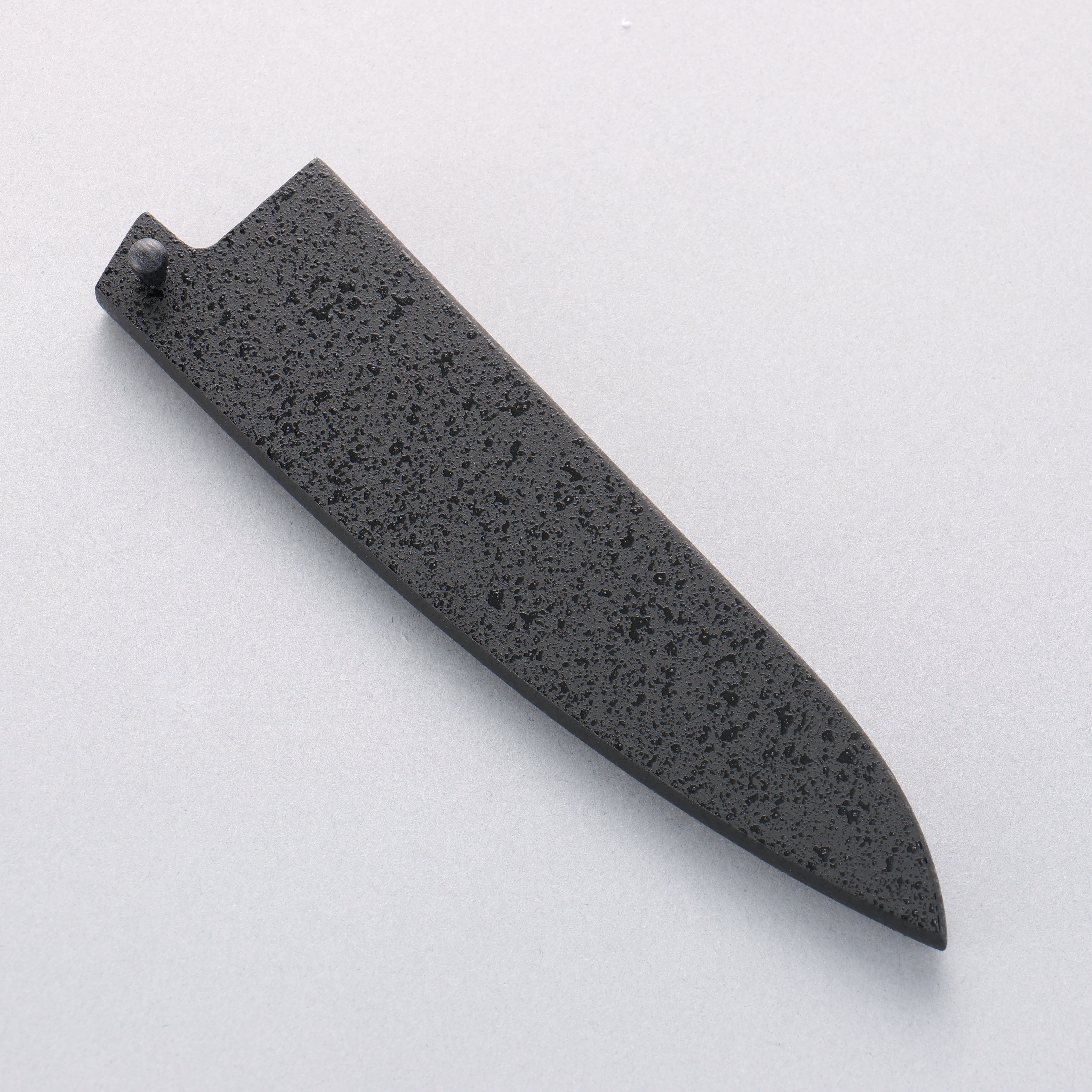清助 VG10 17層 大馬士革紋 多用途小刀 135mm 黑合成木 握把 附刀鞘 - 清助刃物