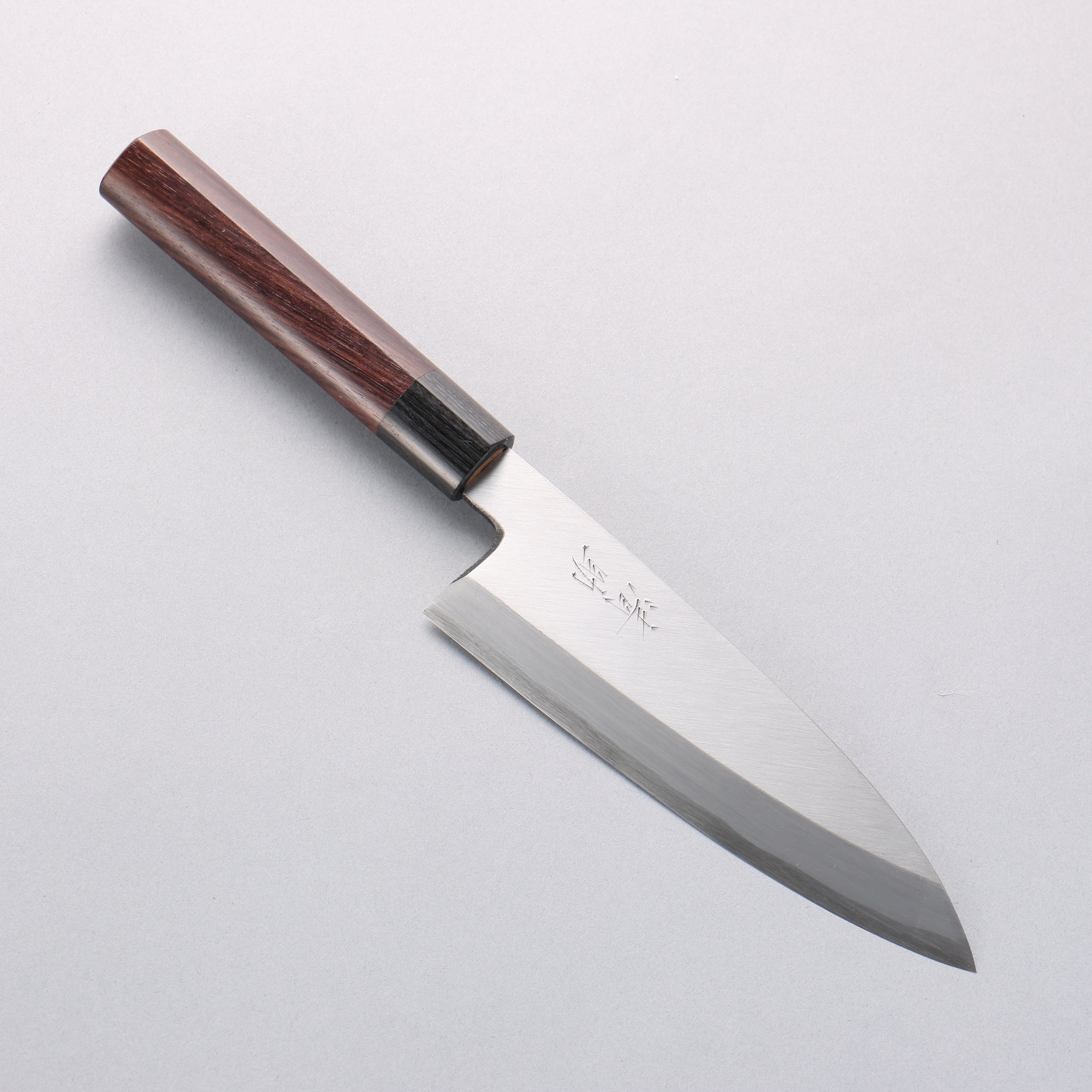 清助 青鋼 霞研 舟行 180mm 紫檀木 握把 - 清助刃物