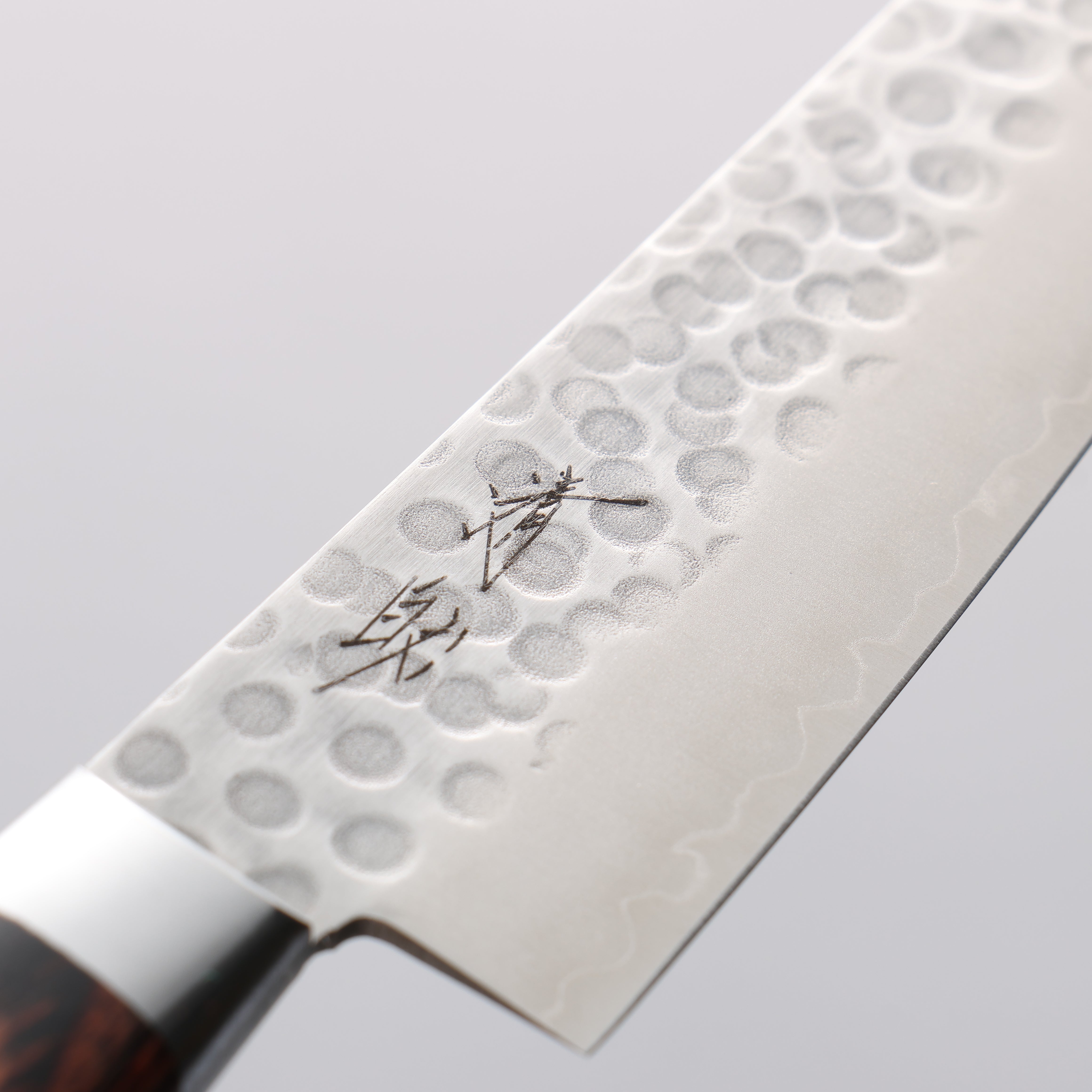 清助 瑞典鋼 鎚目 多用途小刀 135mm 桃花心木 握把 - 清助刃物