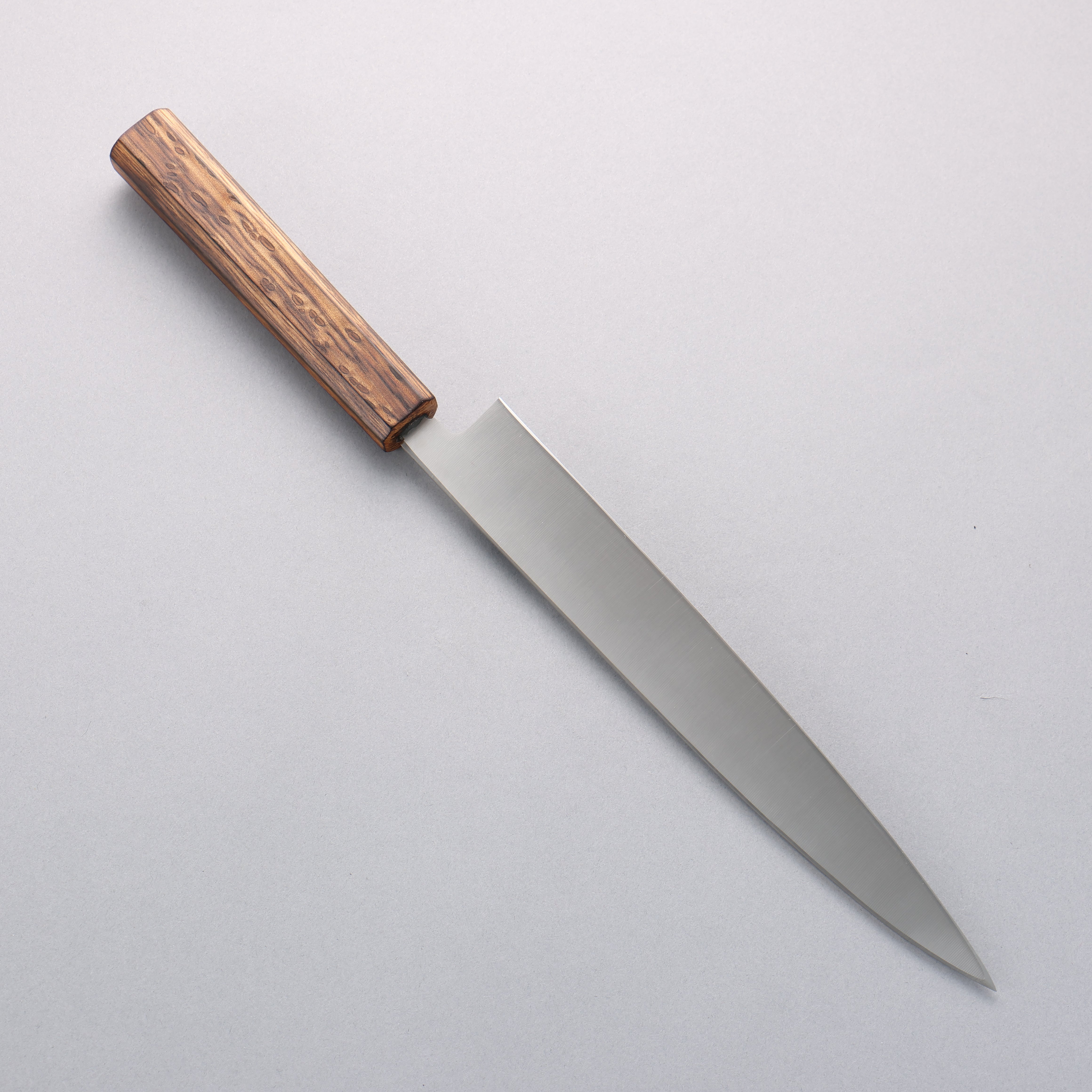清助 AUS8 柳刃 240mm 橡木 握把 - 清助刃物