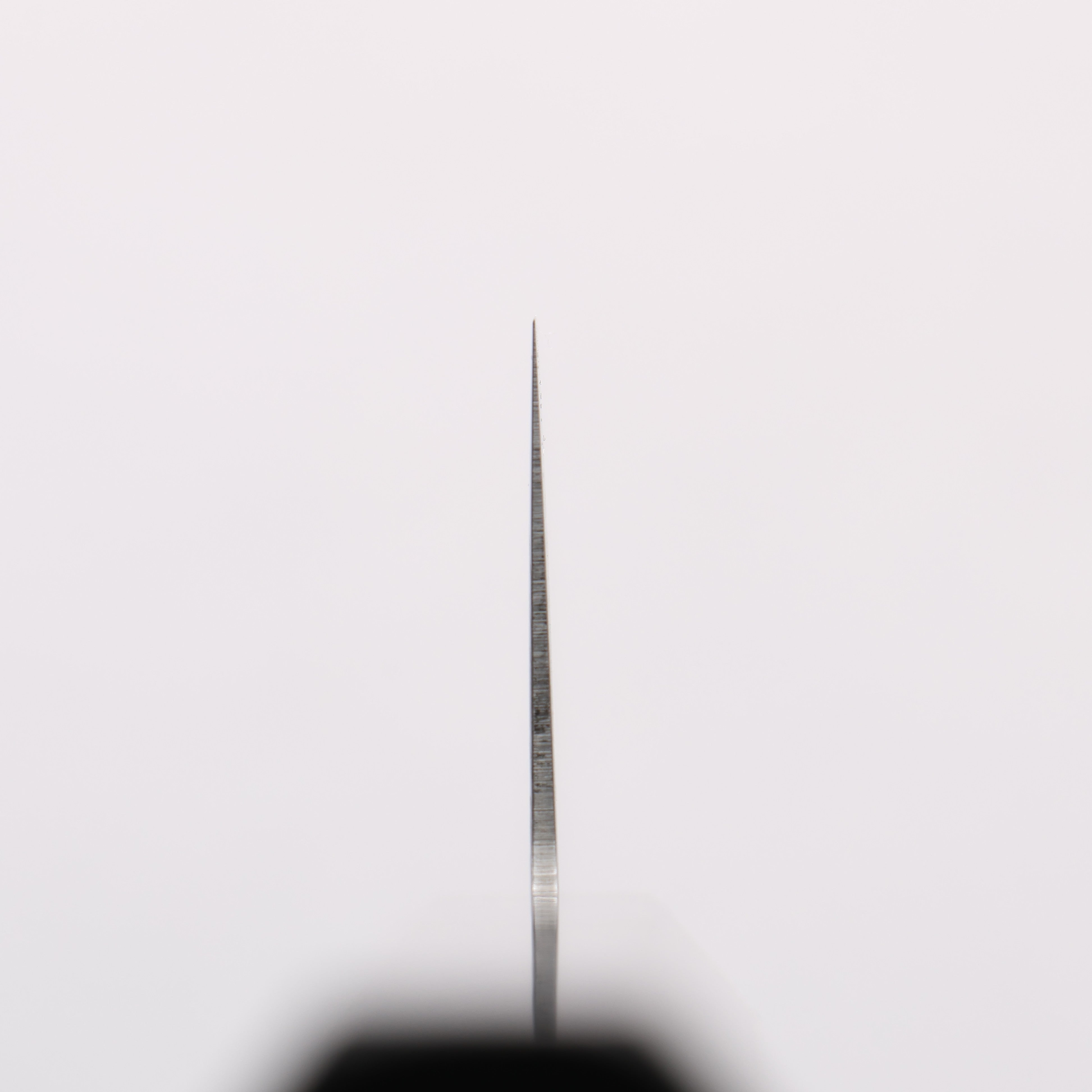 清助 AUS10 鏡面菱格紋 牛刀 210mm 黑合成木 握把 - 清助刃物