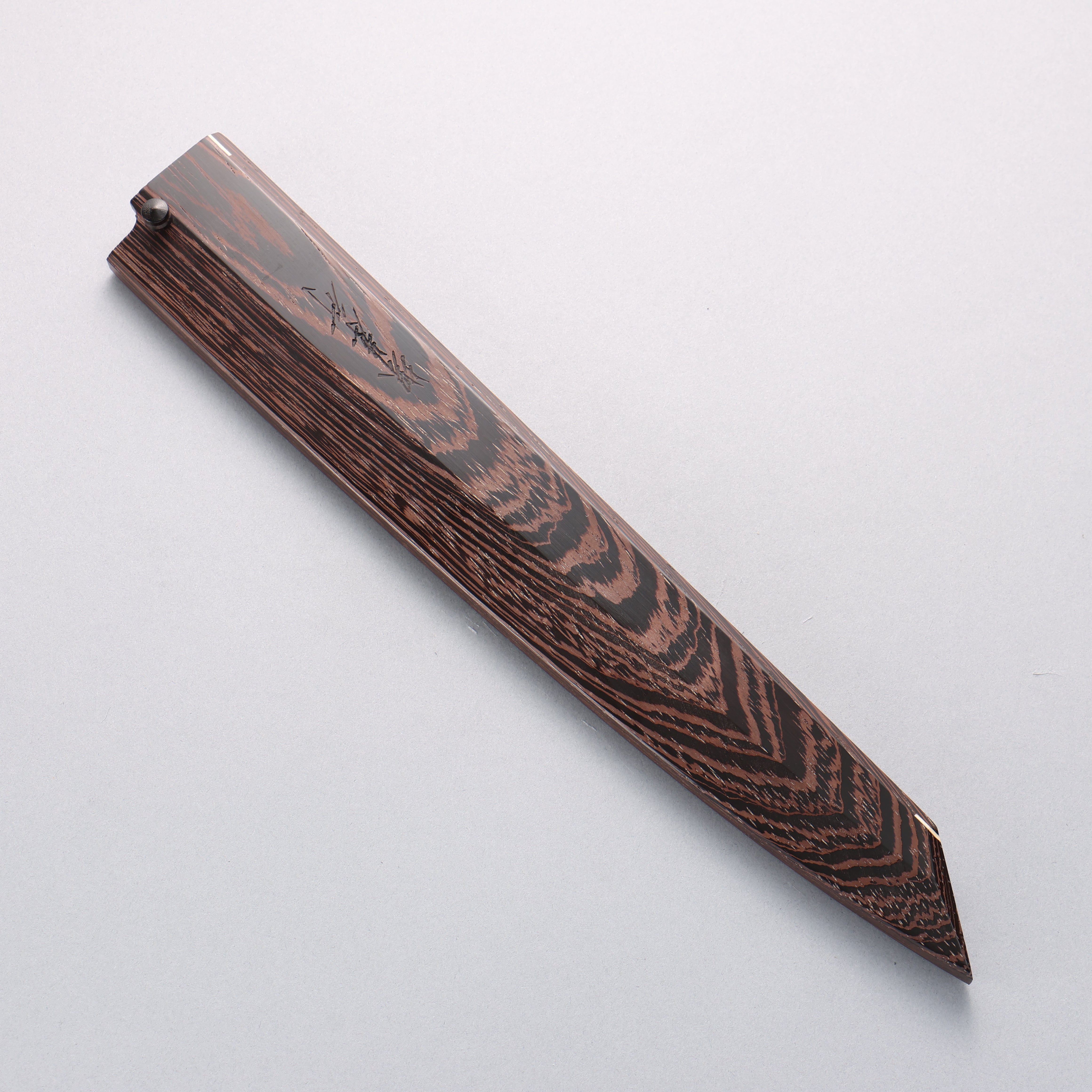 堺 孝行 本燒 VG10 刻有龍的圖樣 劍型柳刃 300mm 雞翅木 握把 附刀鞘 - 清助刃物