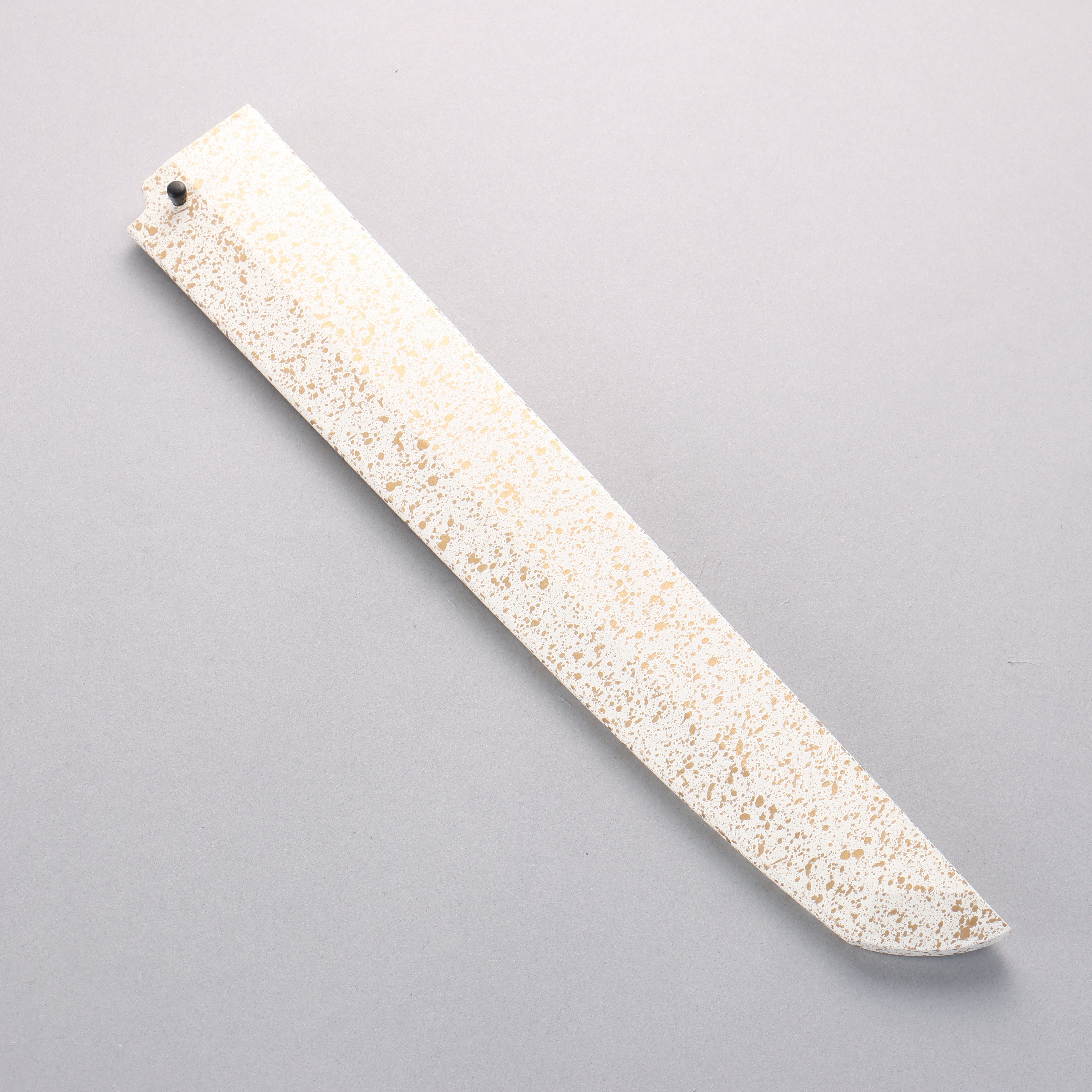 堺 孝行 影打 水本燒 白鋼二號 鏡面處理 先丸柳刃 300mm 黑檀(兩側帶水牛環型設計)握把 附刀鞘 - 清助刃物