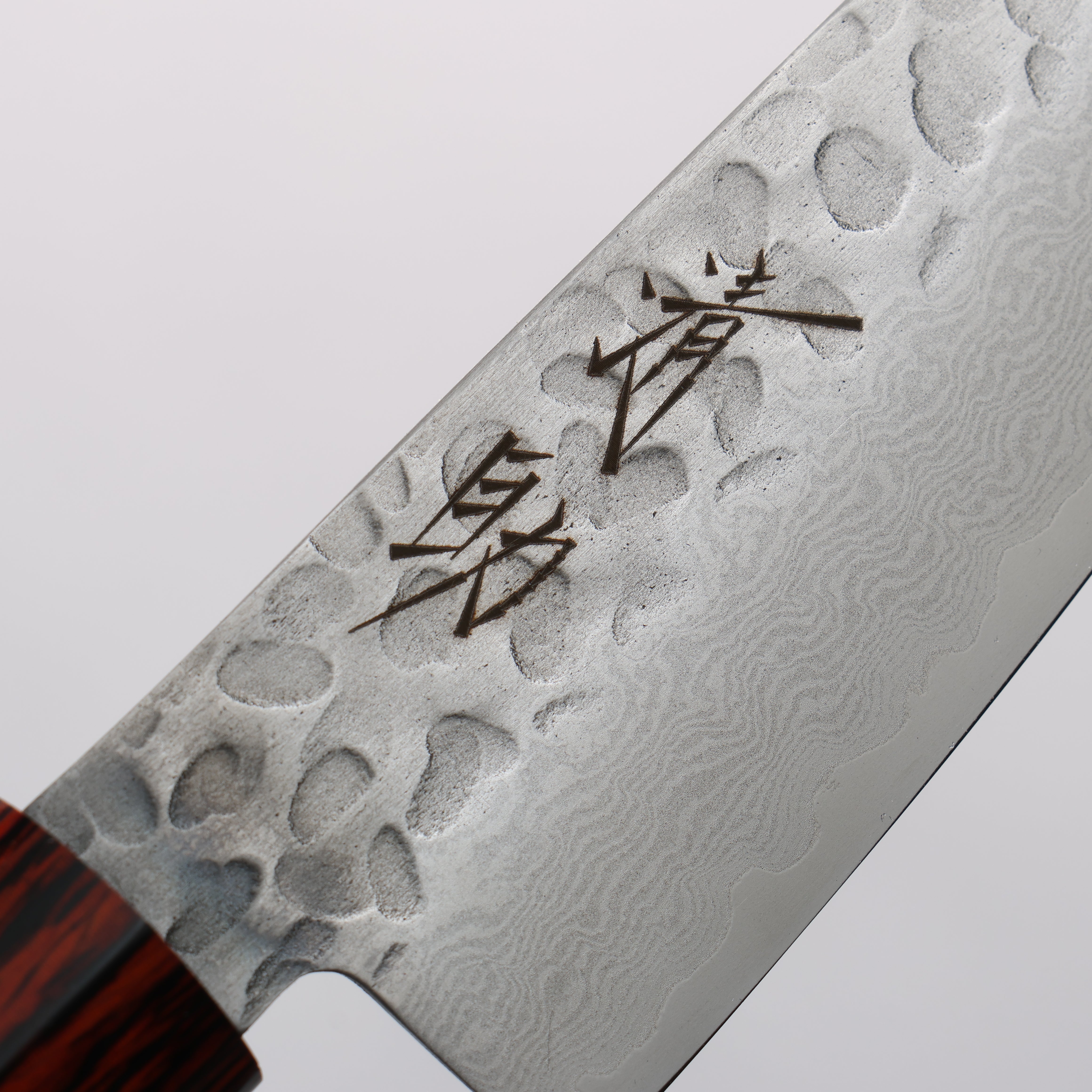 清助 VG10 33層 鎚目 大馬士革紋 小三德刀 135mm 黑合成木 握把 - 清助刃物