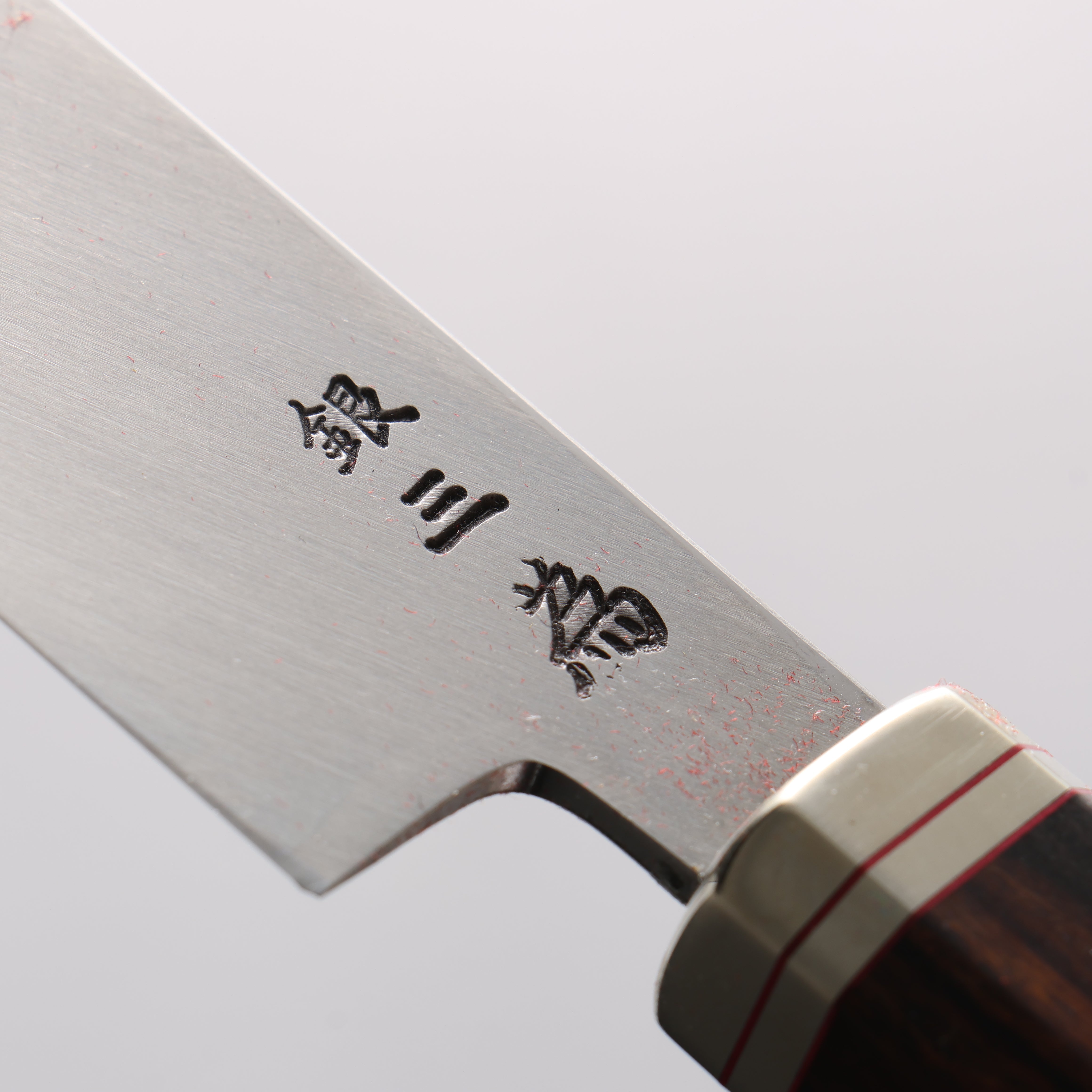 堺 孝行 紫電 銀三鋼 柳刃 沙漠鐵木(杉原型) 握把 - 清助刃物