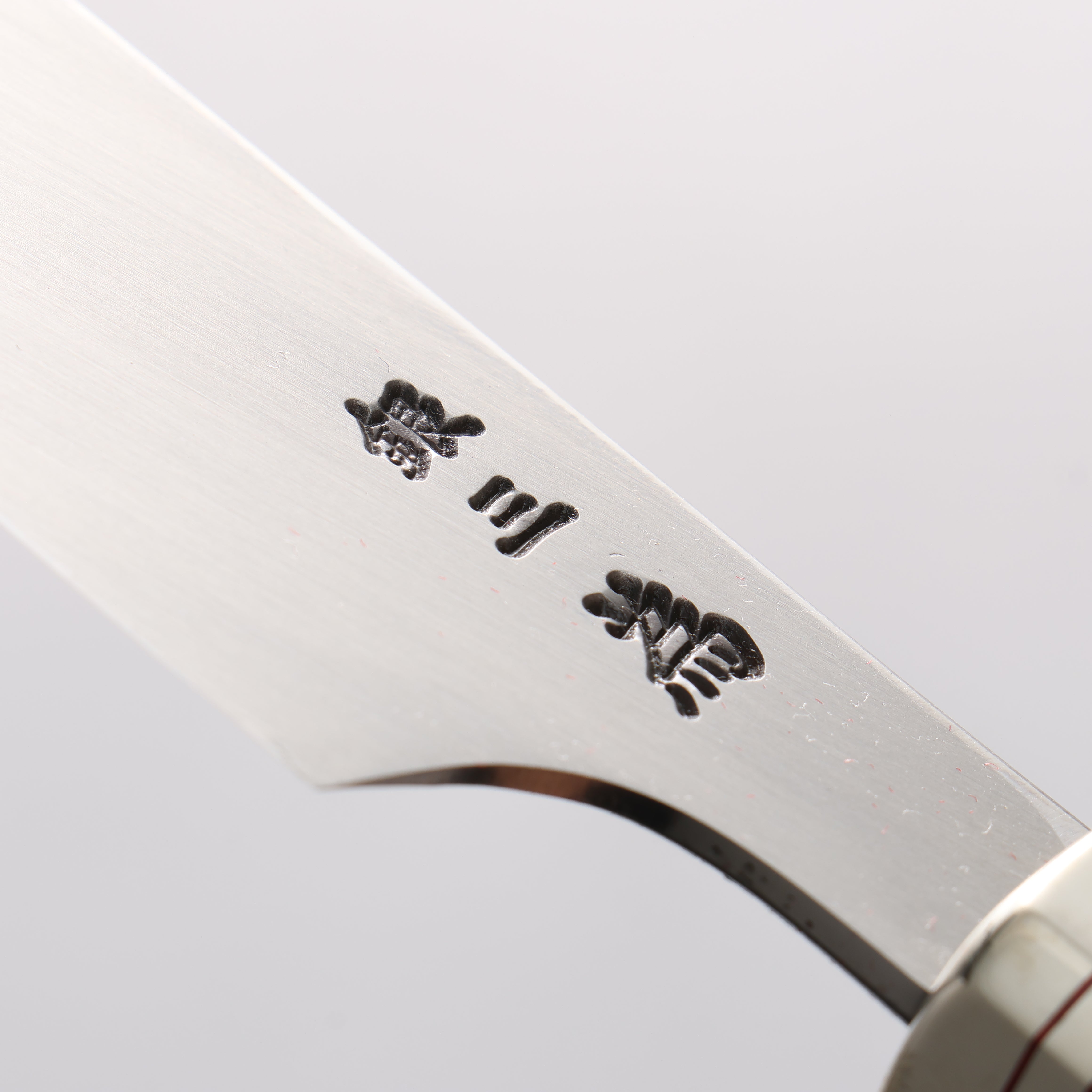 堺 孝行 紫電 銀三鋼 劍型柳刃 300mm 沙漠鐵木(杉原型) 握把 - 清助刃物