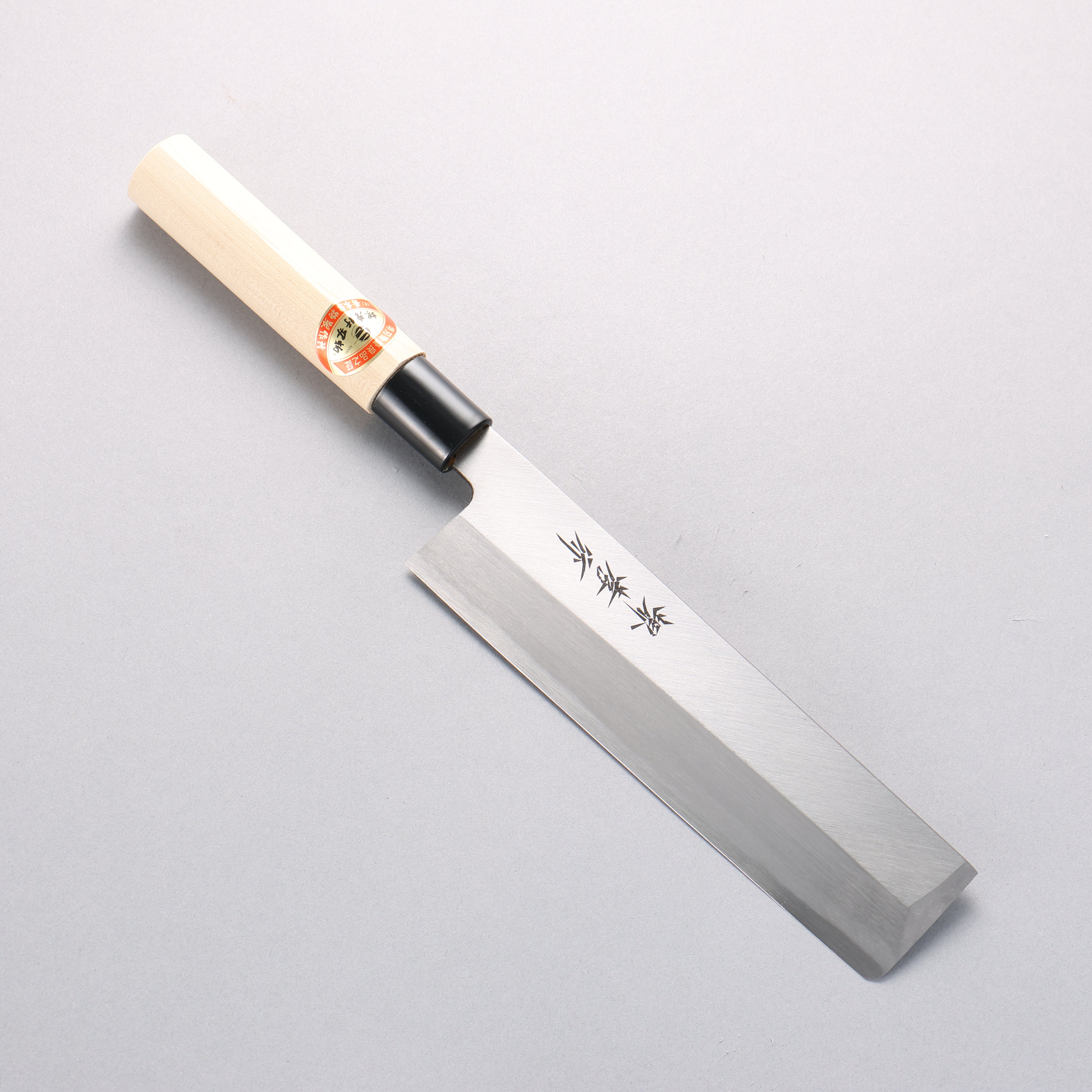 堺 孝行 霞研 白鋼 薄刃 木蘭握把 - 清助刃物