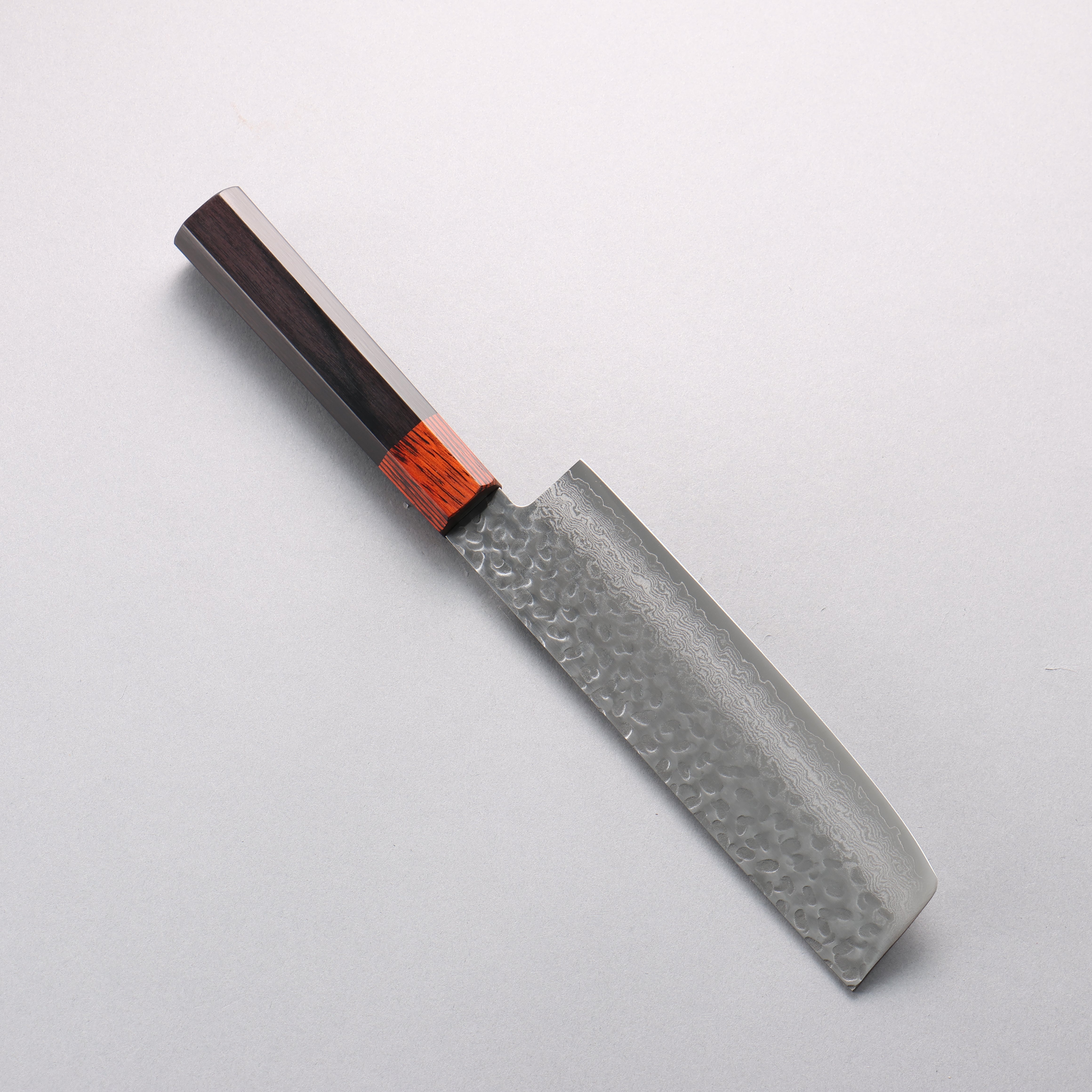 清助 VG10 33層 鎚目 大馬士革紋 薄刃 160mm 黑合成木 握把 - 清助刃物