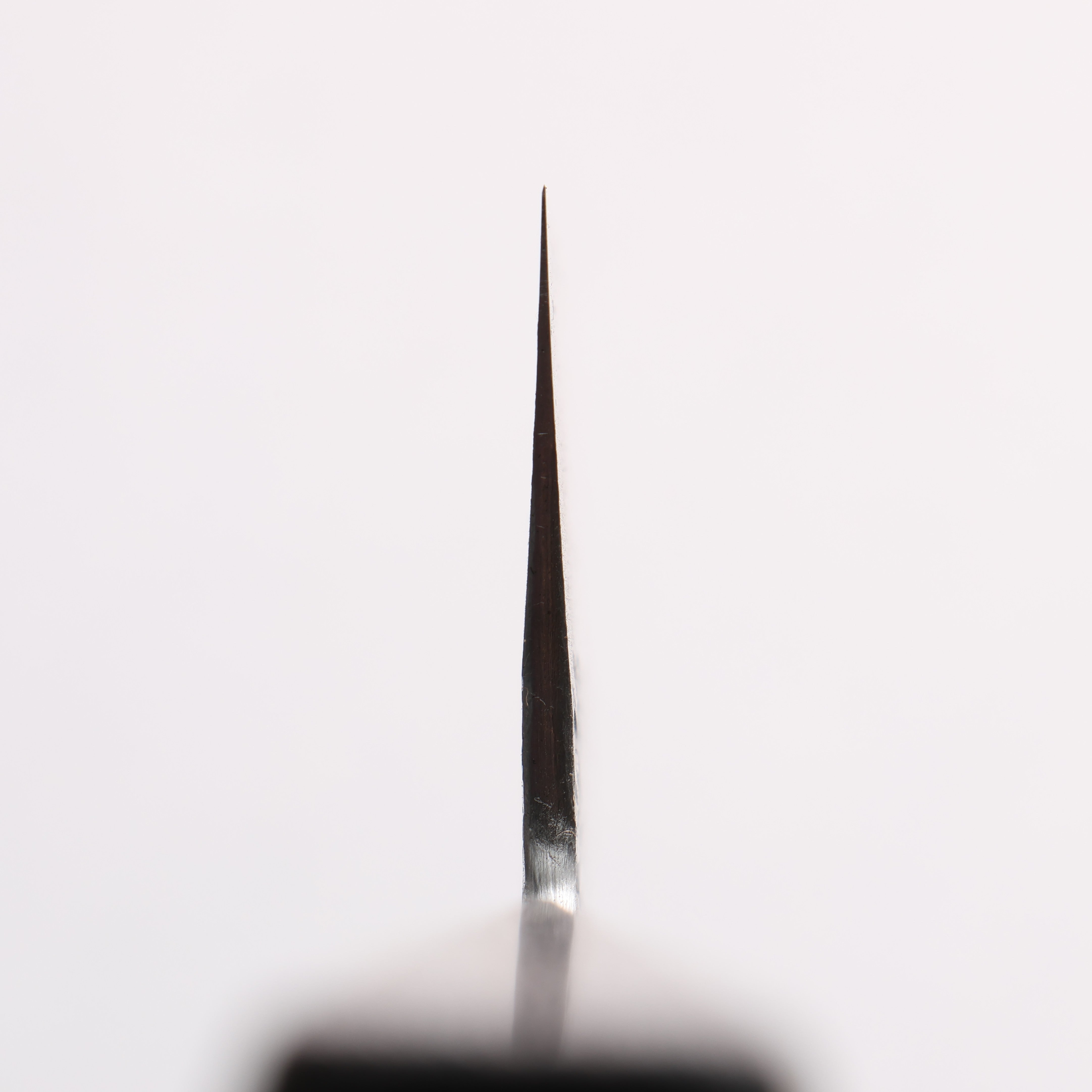 安倍勇光 超級青鋼 鎚目 黑打 三德刀 180mm 紫檀木 (五角形) 握把 - 清助刃物