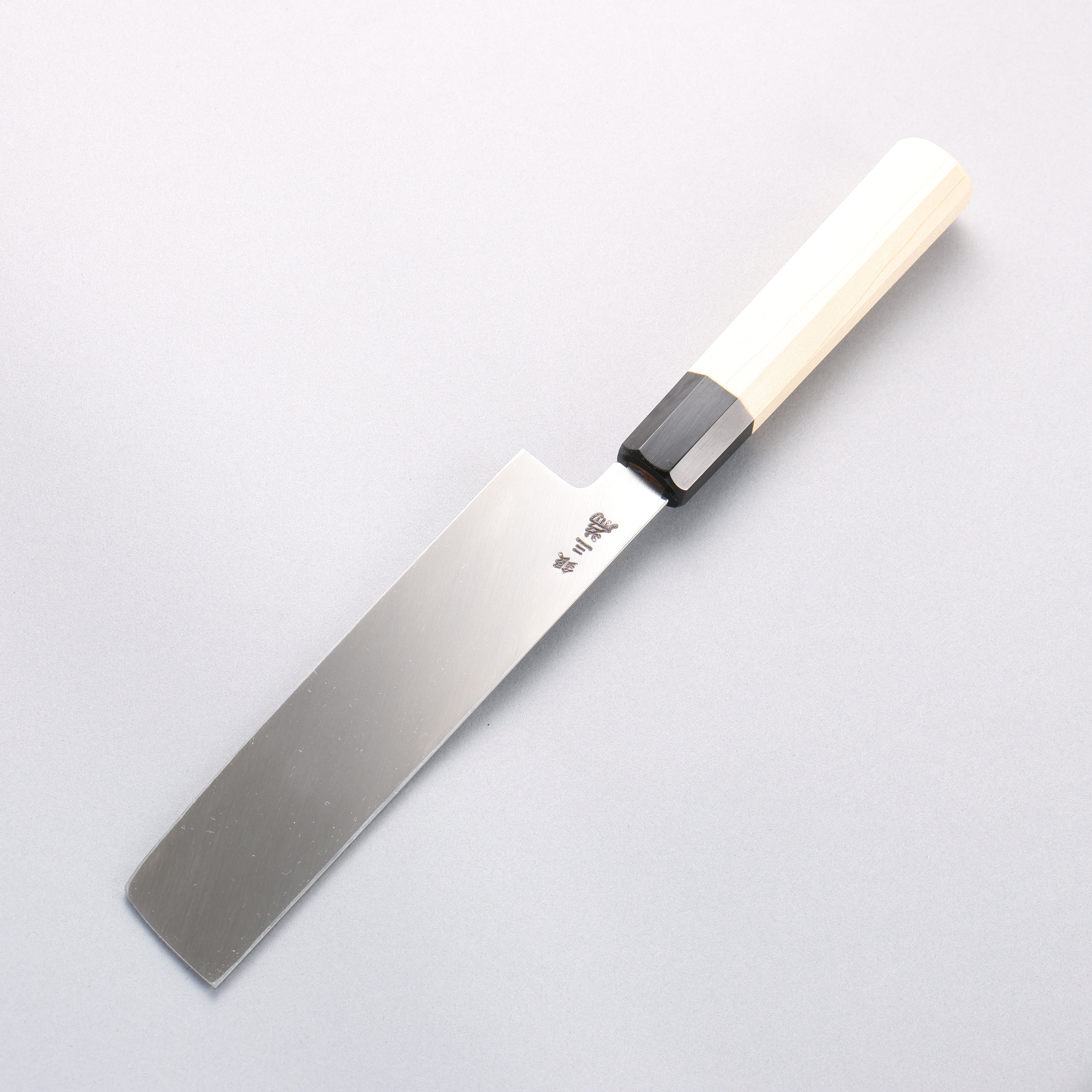 堺 孝行 主廚系列 【左撇子用】 銀三鋼 薄刃 180mm 木蘭握把 - 清助刃物