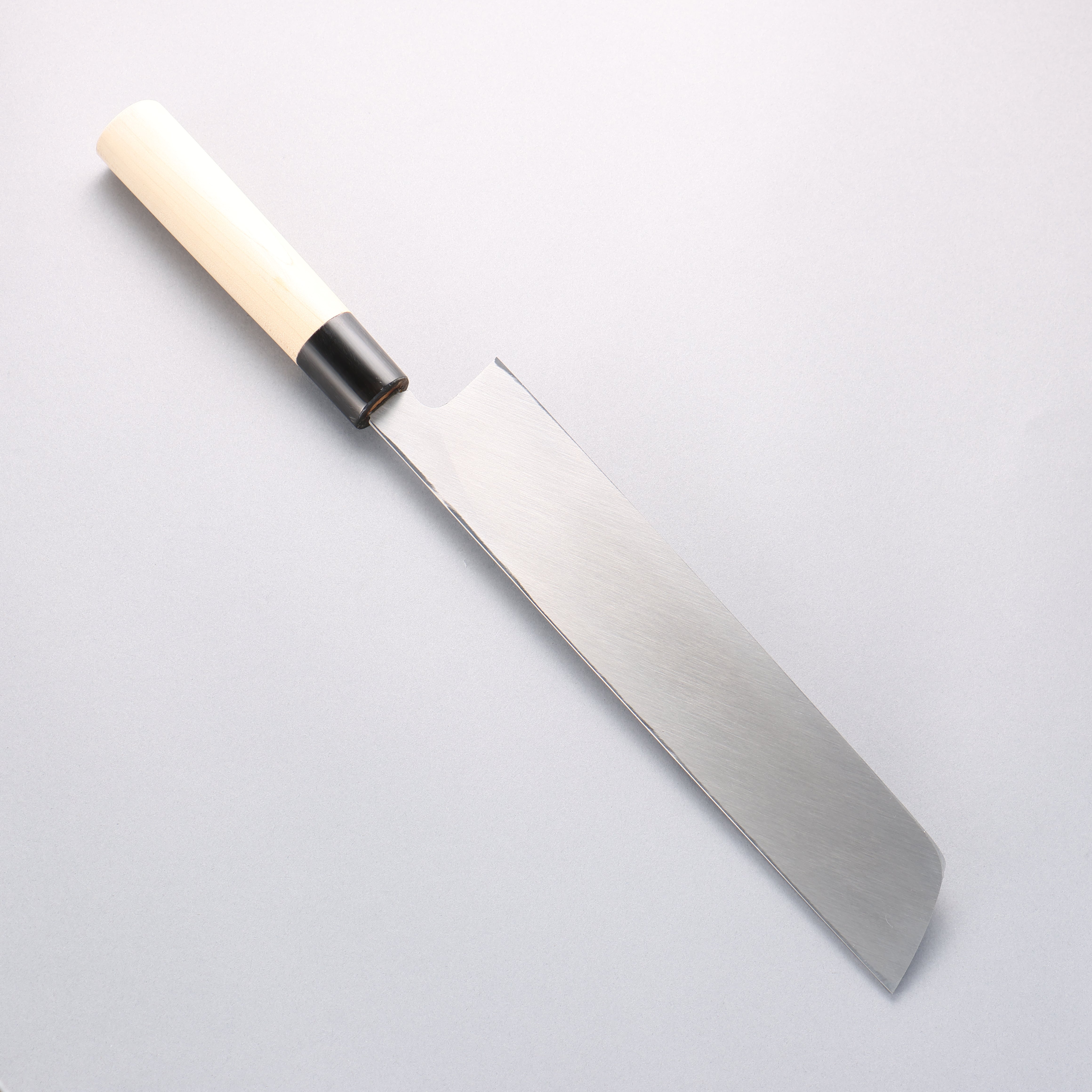 堺 孝行 霞研 白鋼 鱧(海鰻)切骨刀 240mm 木蘭握把 - 清助刃物