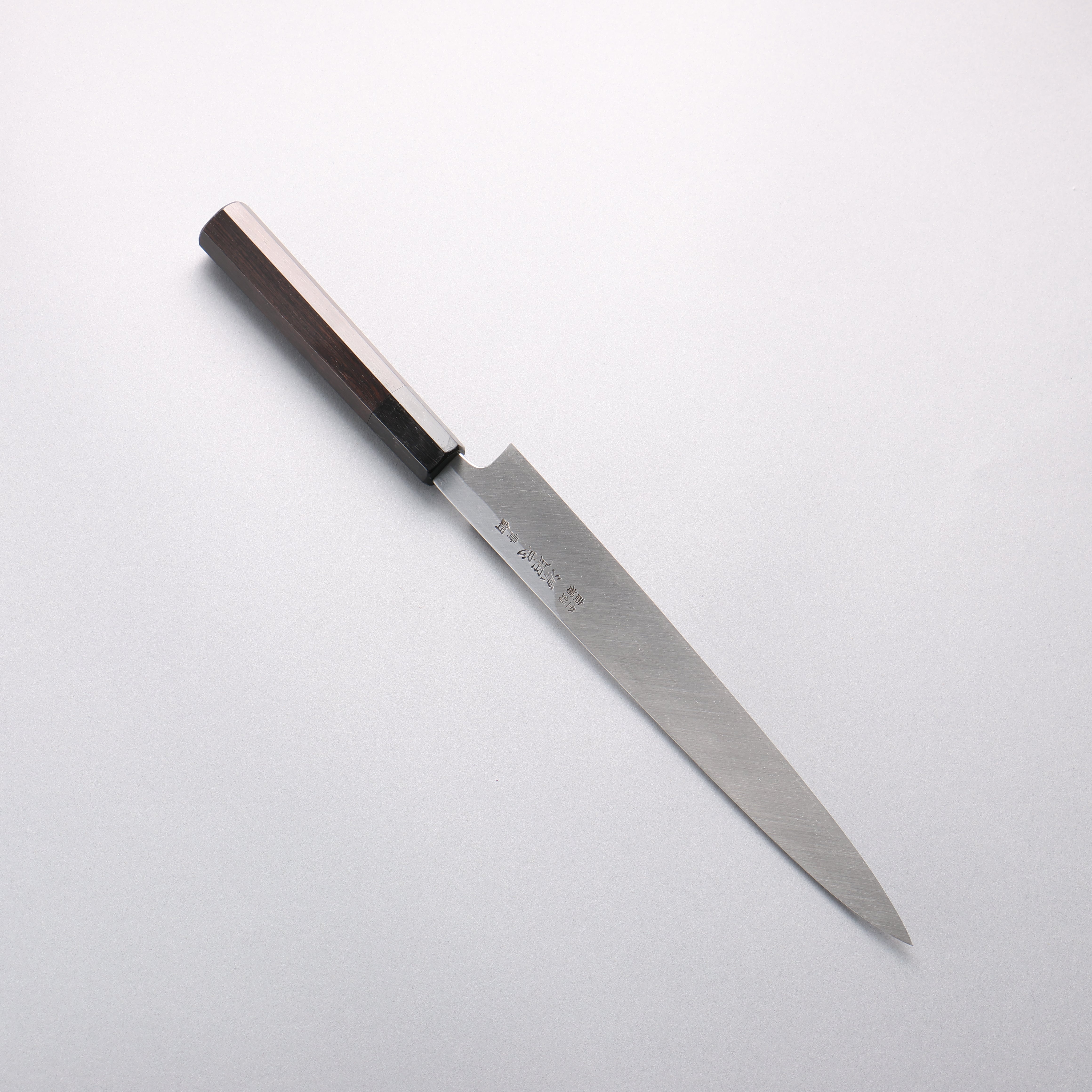 源 昭忠 青鋼二號 柳刃 240mm 黑檀 握把 - 清助刃物