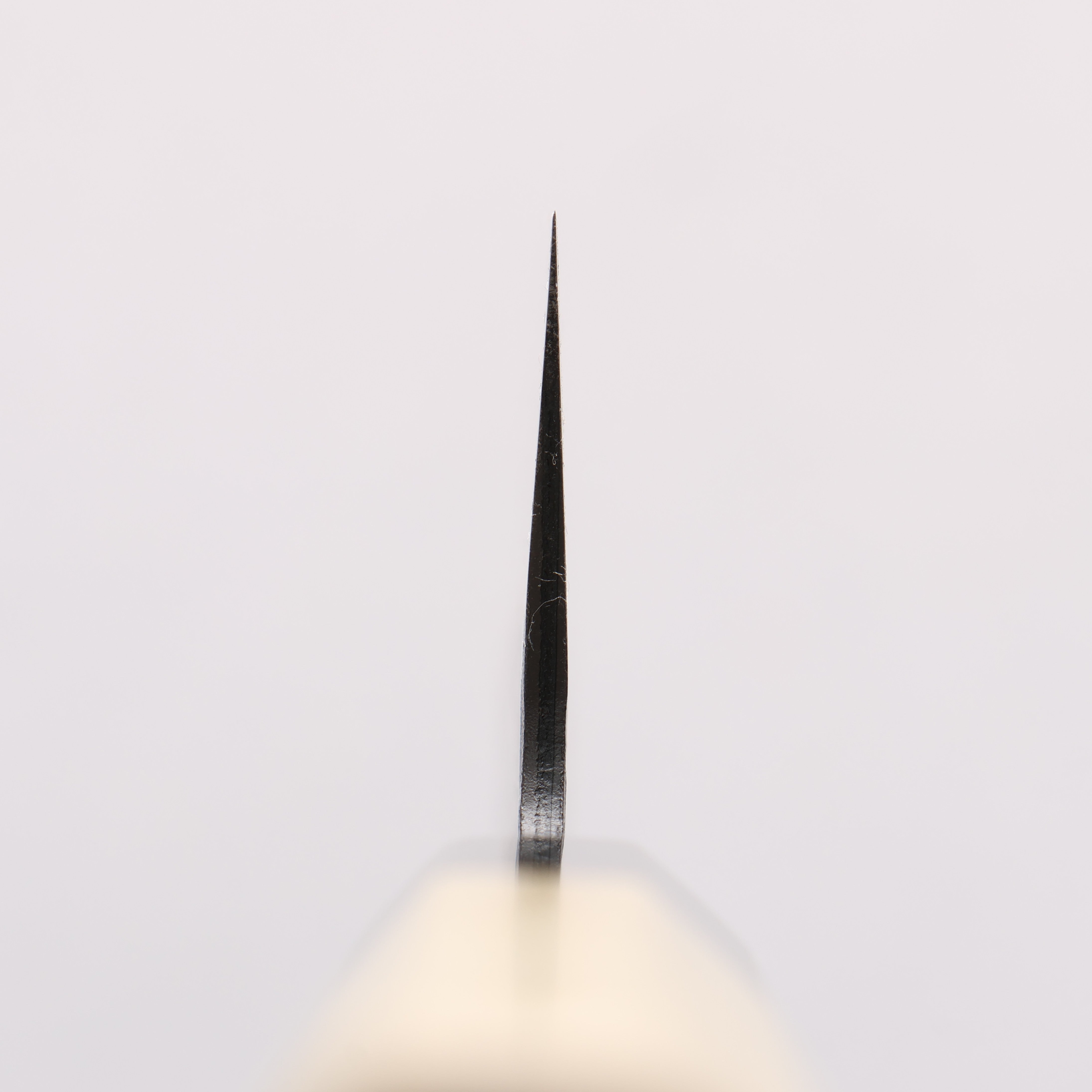 翁流 超級青鋼 鎚目 黑打 切付牛刀 210mm 木蘭 握把 - 清助刃物