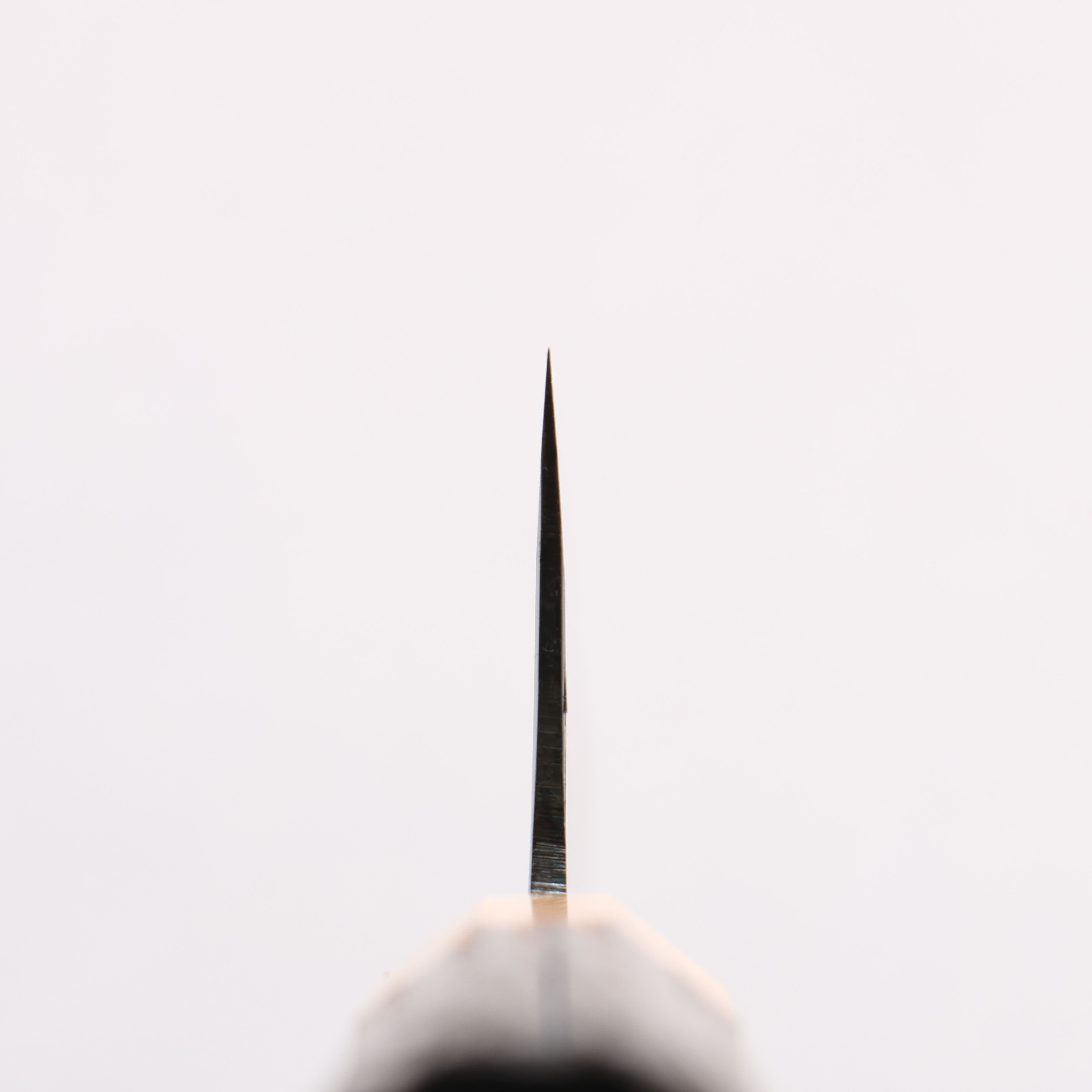 清助 青鋼一號 黑打 三德刀 165mm 燒栗木(口輪:櫻花木) 握把 - 清助刃物