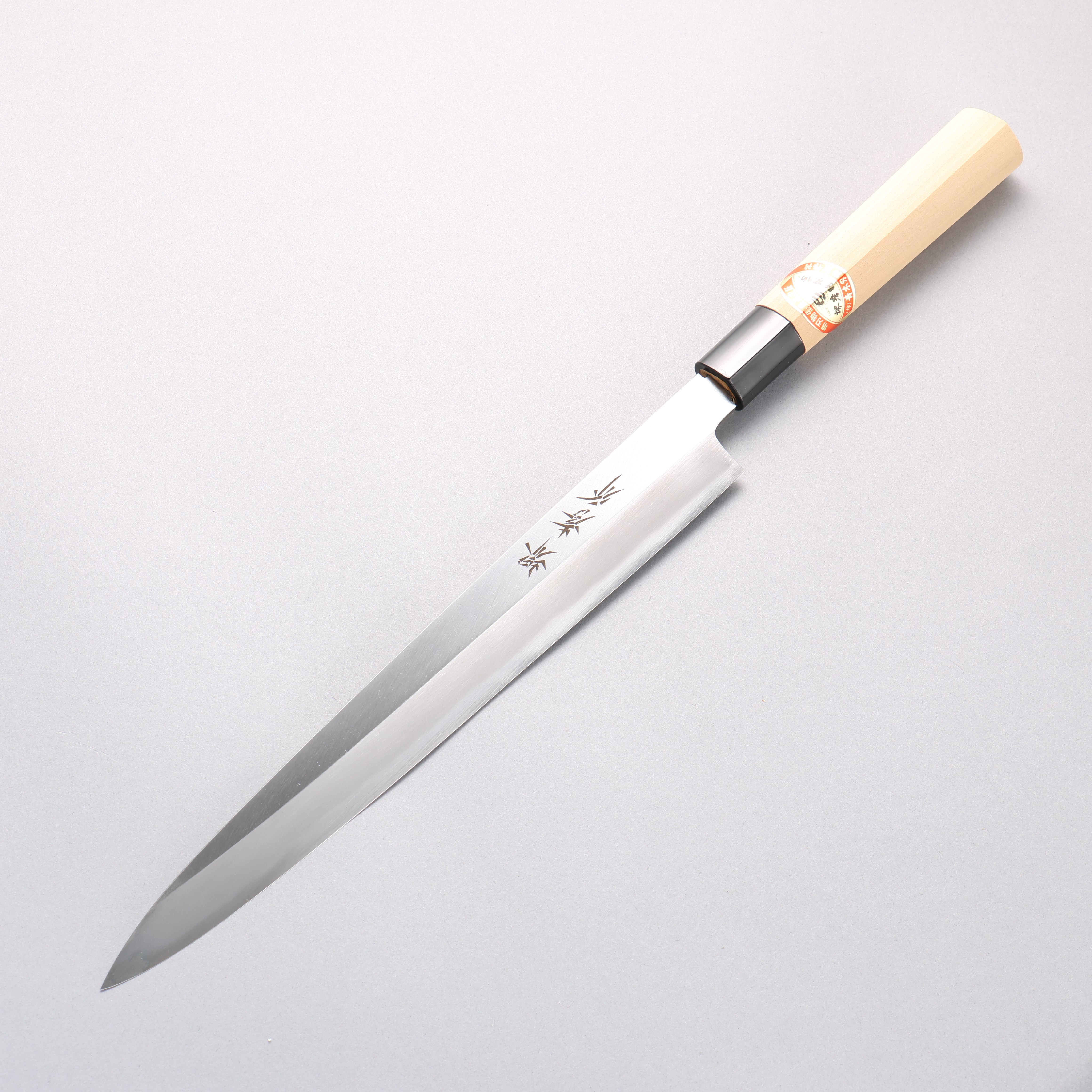 堺 孝行 【左撇子用】 霞研 白鋼 柳刃 270mm - 清助刃物