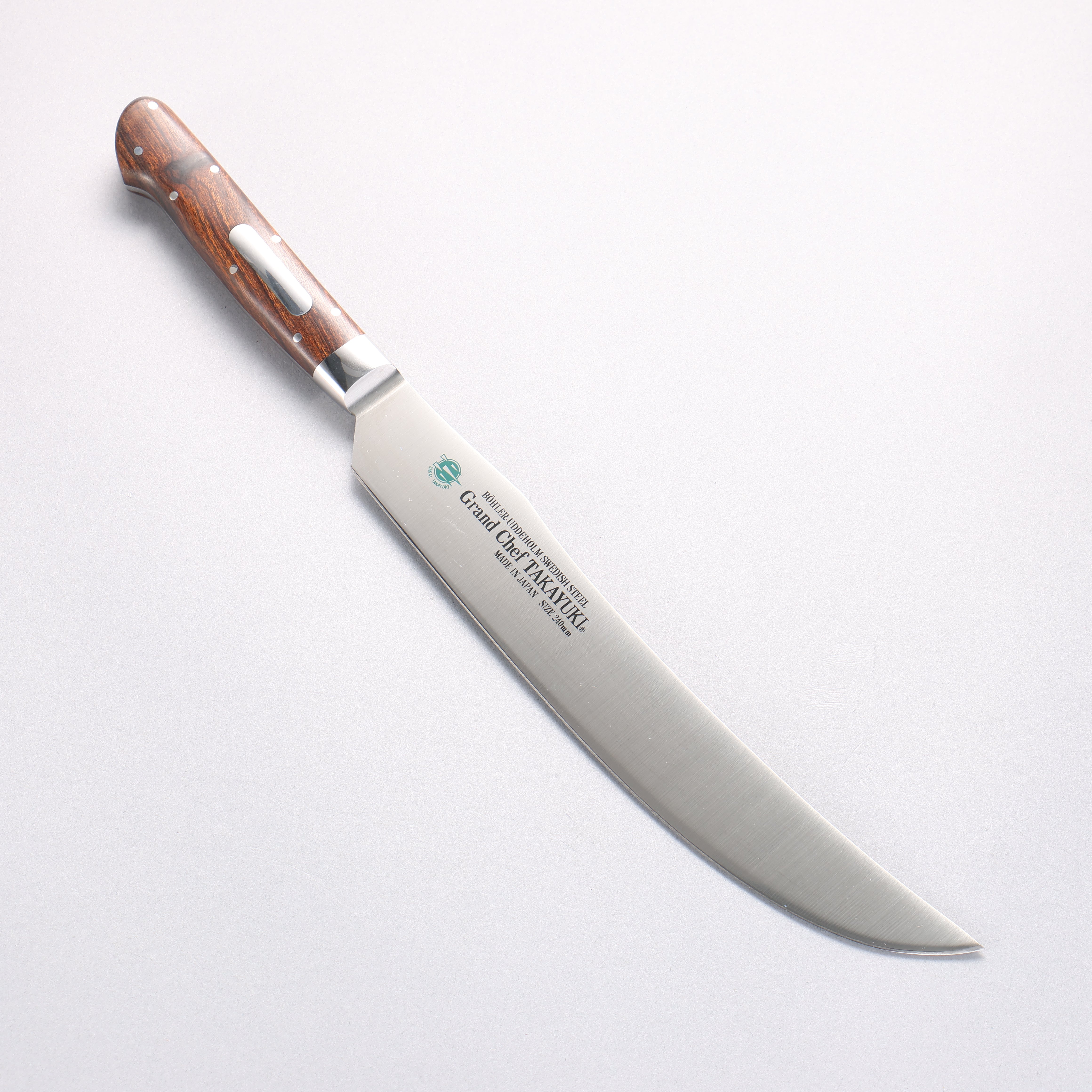 堺 孝行 不鏽鋼 切肉刀 240mm 握把 - 清助刃物