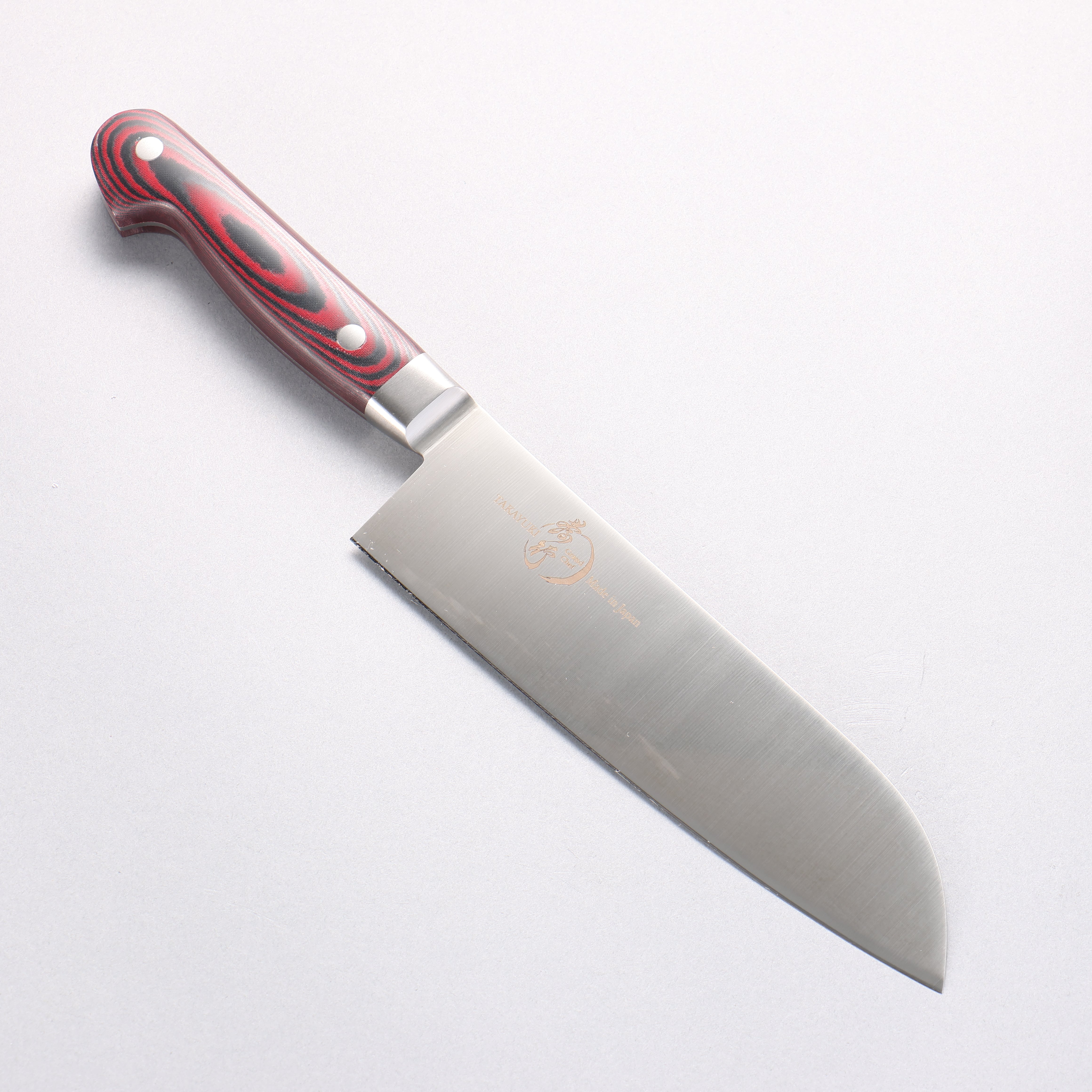 堺 孝行 大廚系列 大廚系列 瑞典鋼 三德刀 180mm 茶色米卡塔(樹脂複合材料) 握把 - 清助刃物