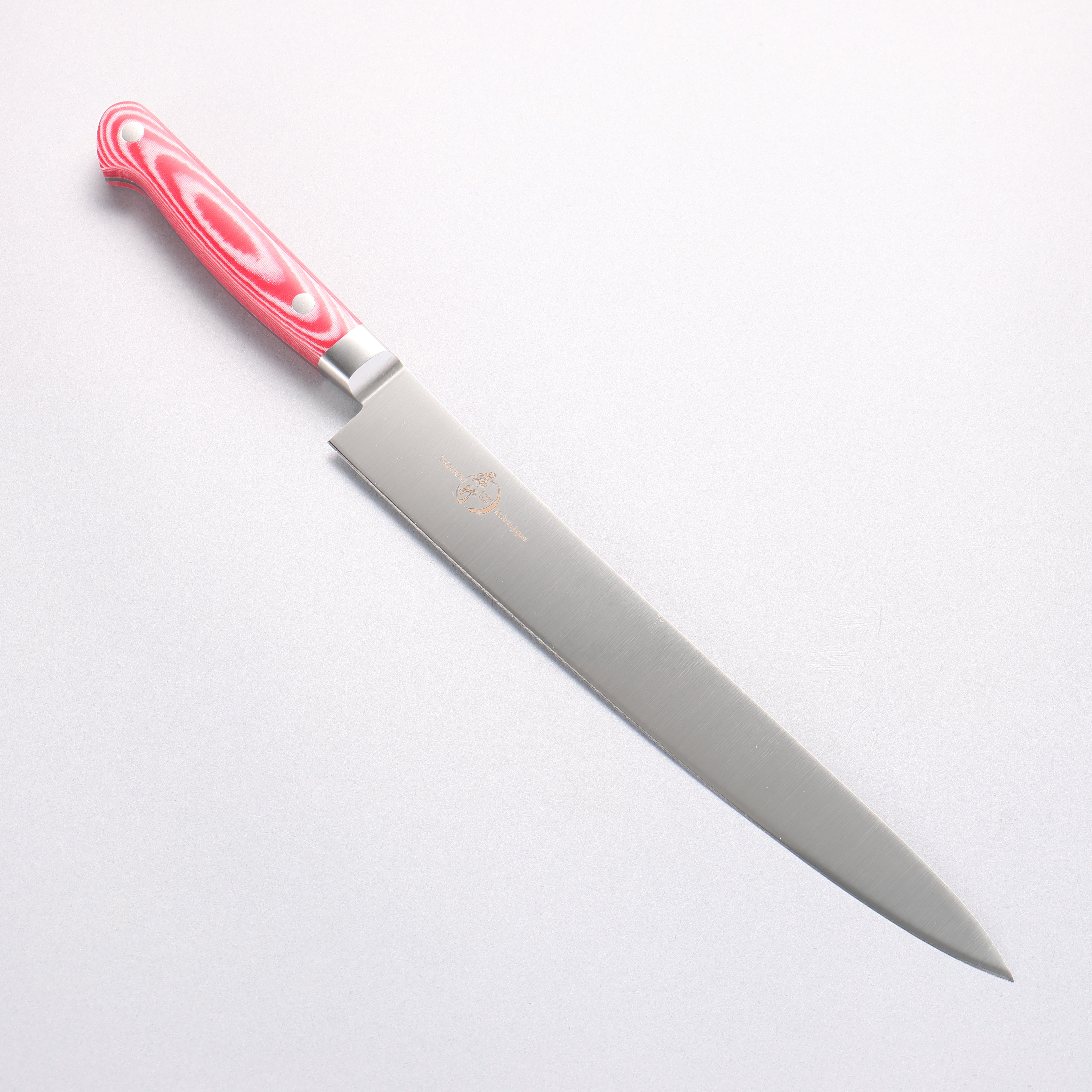 堺 孝行 大廚系列 大廚系列 瑞典鋼 筋引 240mm 紅米卡塔(樹脂複合材料) 握把 - 清助刃物