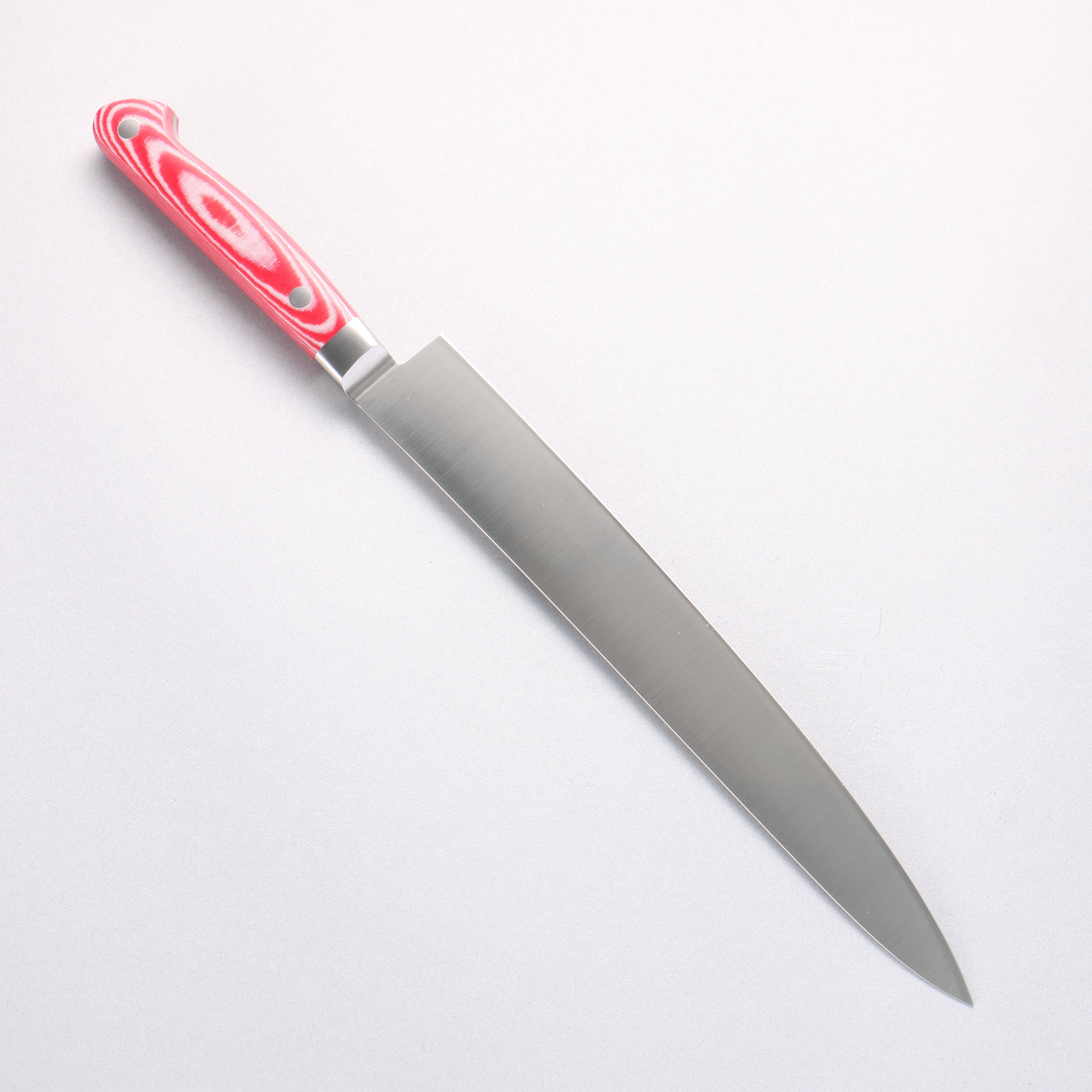 堺 孝行 大廚系列 大廚系列 瑞典鋼 筋引 240mm 紅米卡塔(樹脂複合材料) 握把 - 清助刃物