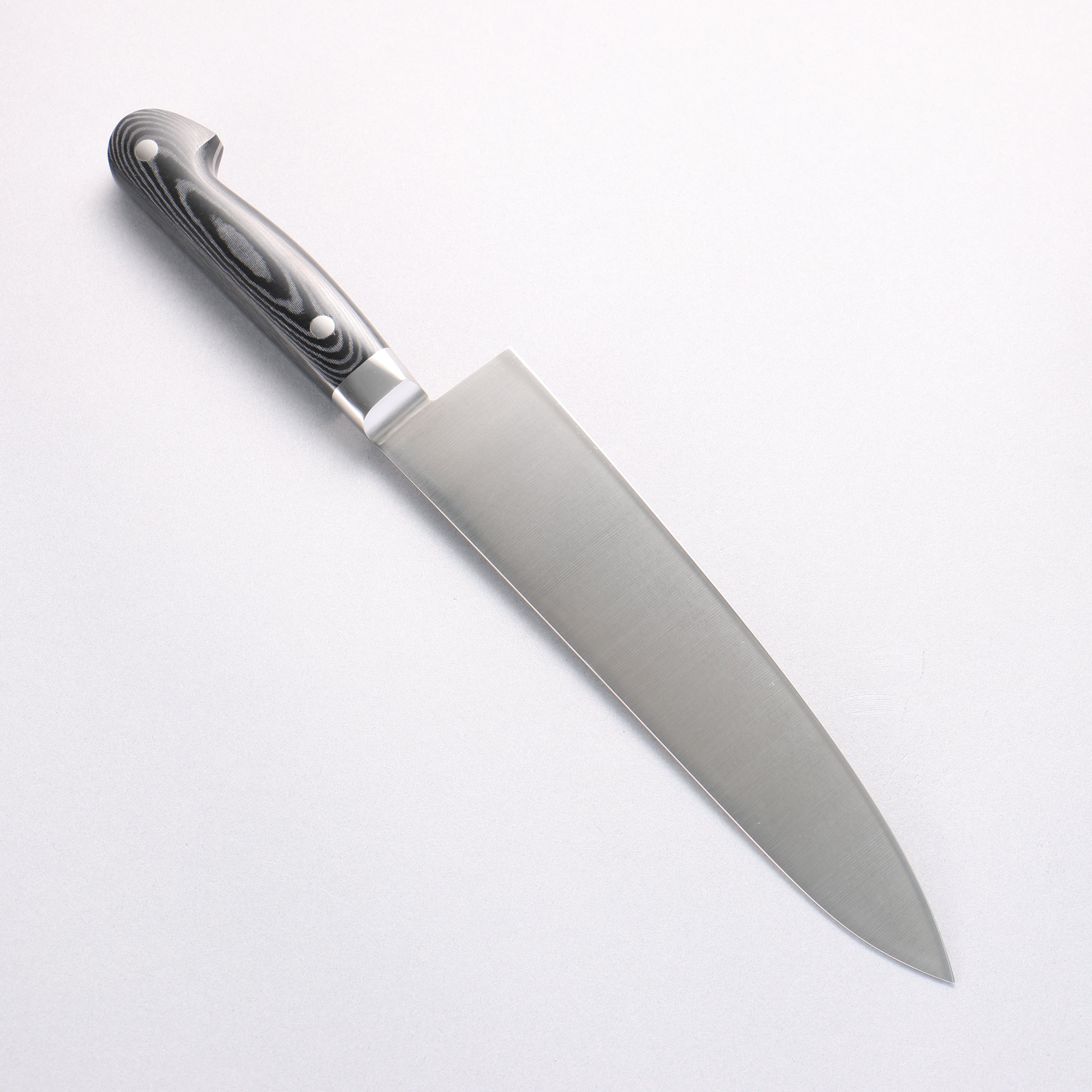 堺 孝行 大廚系列 大廚系列 瑞典鋼 牛刀 210mm 黑米卡塔(樹脂複合材料) 握把 - 清助刃物