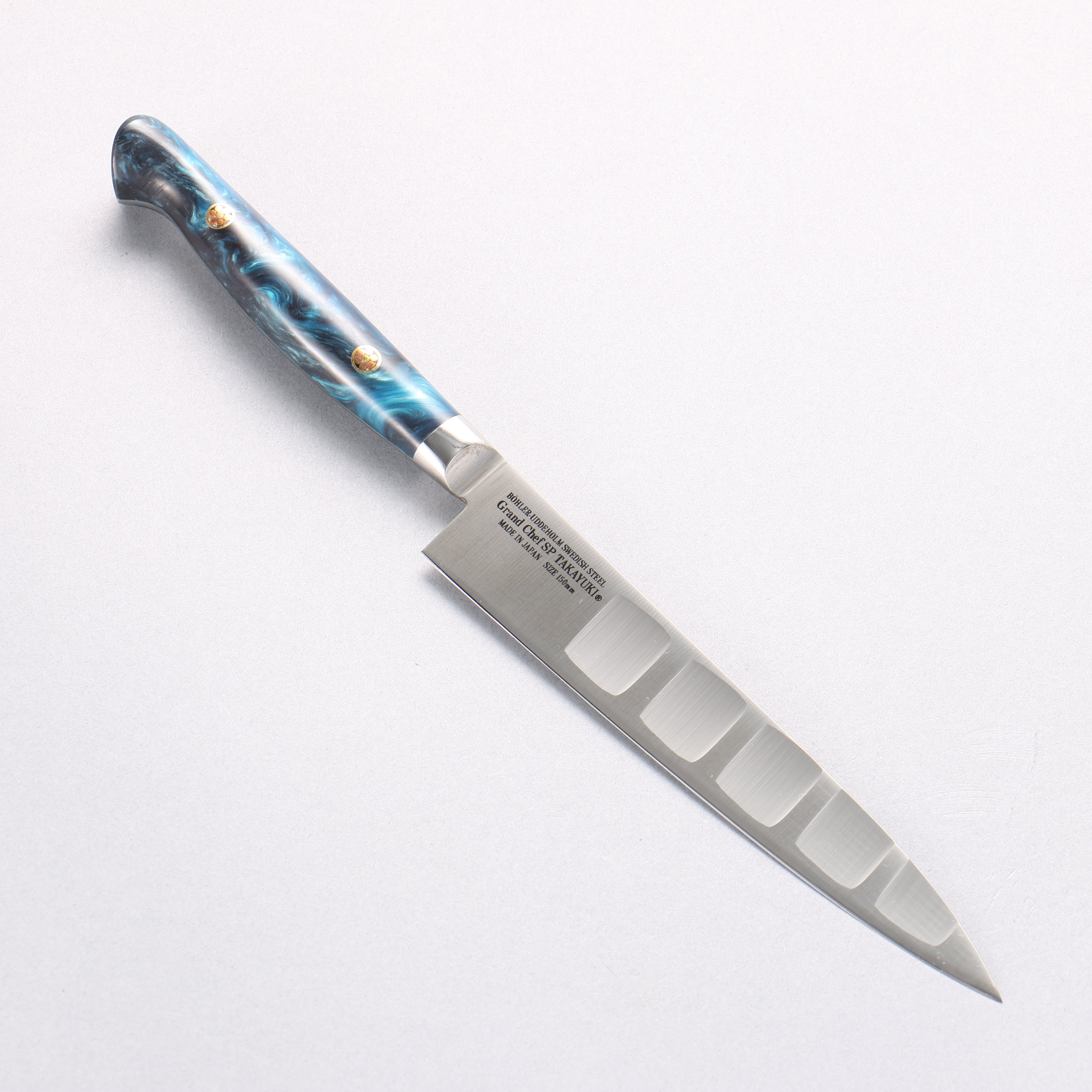 堺 孝行 大廚系列 SP 瑞典鋼 多用途小鮭魚刀 150mm SP Type III (海洋) 握把 - 清助刃物