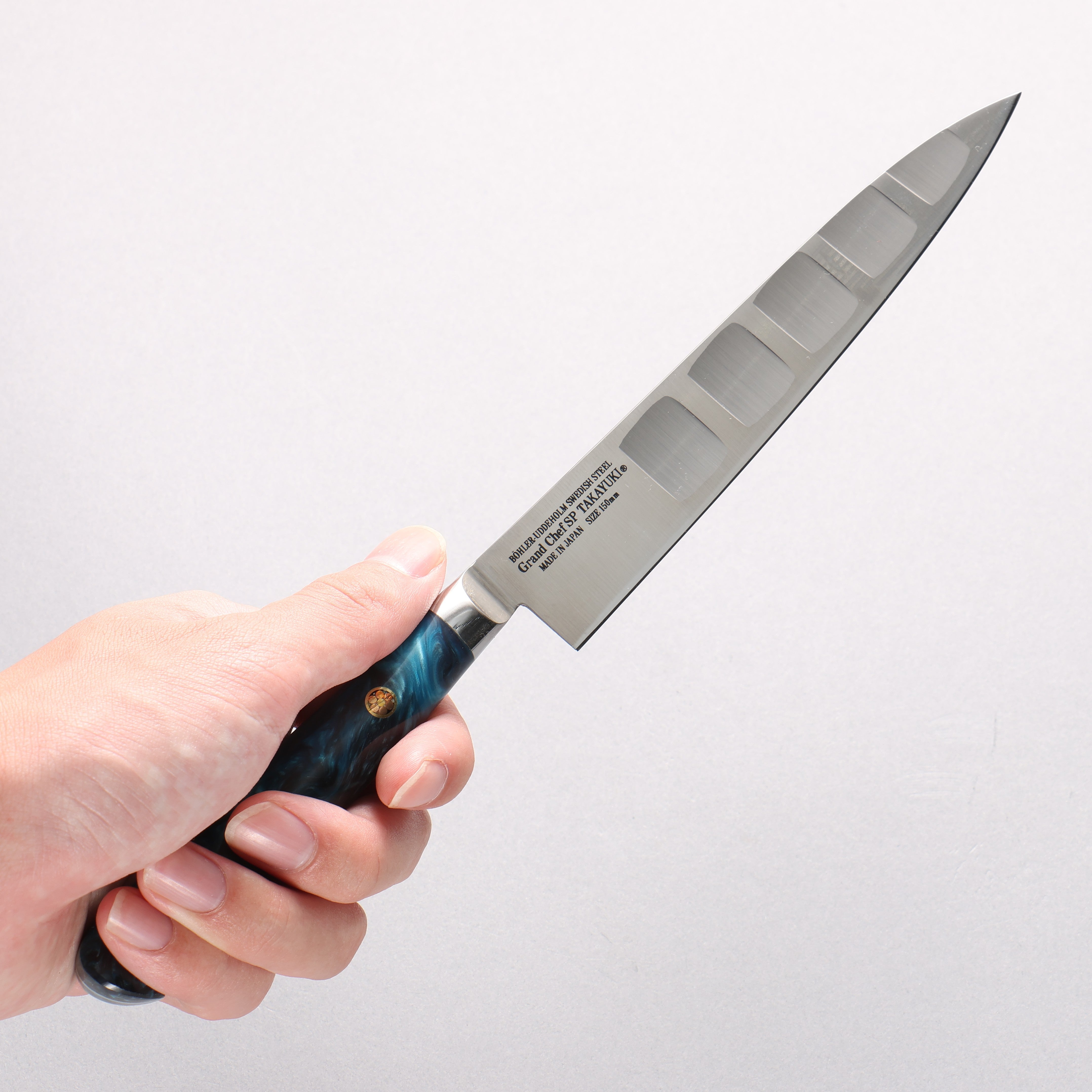 堺 孝行 大廚系列 SP 瑞典鋼 多用途小鮭魚刀 150mm SP Type III (海洋) 握把 - 清助刃物