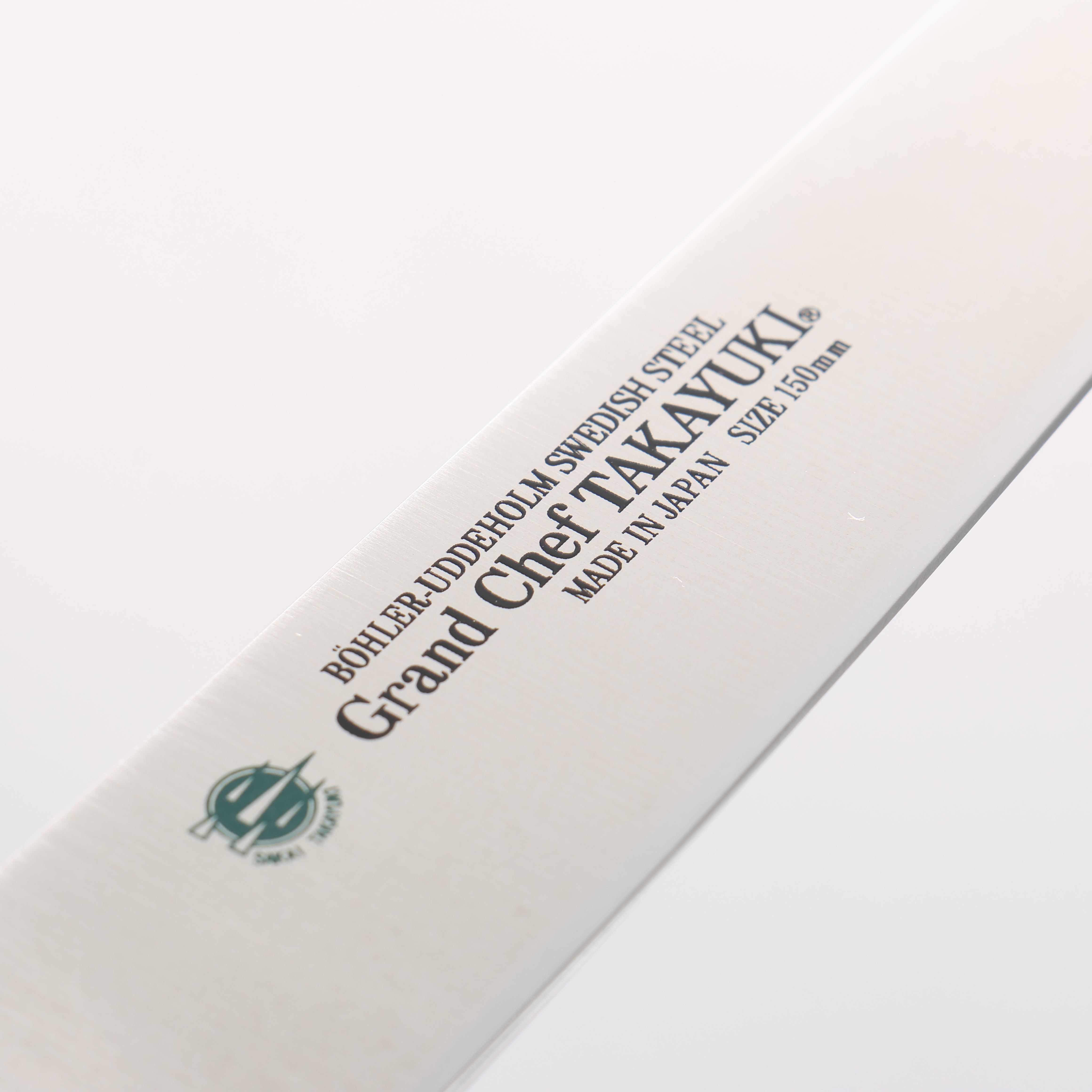 堺 孝行 大廚系列 大廚系列 瑞典鋼 多用途小刀 150mm 綠米卡塔(樹脂複合材料) 握把 - 清助刃物