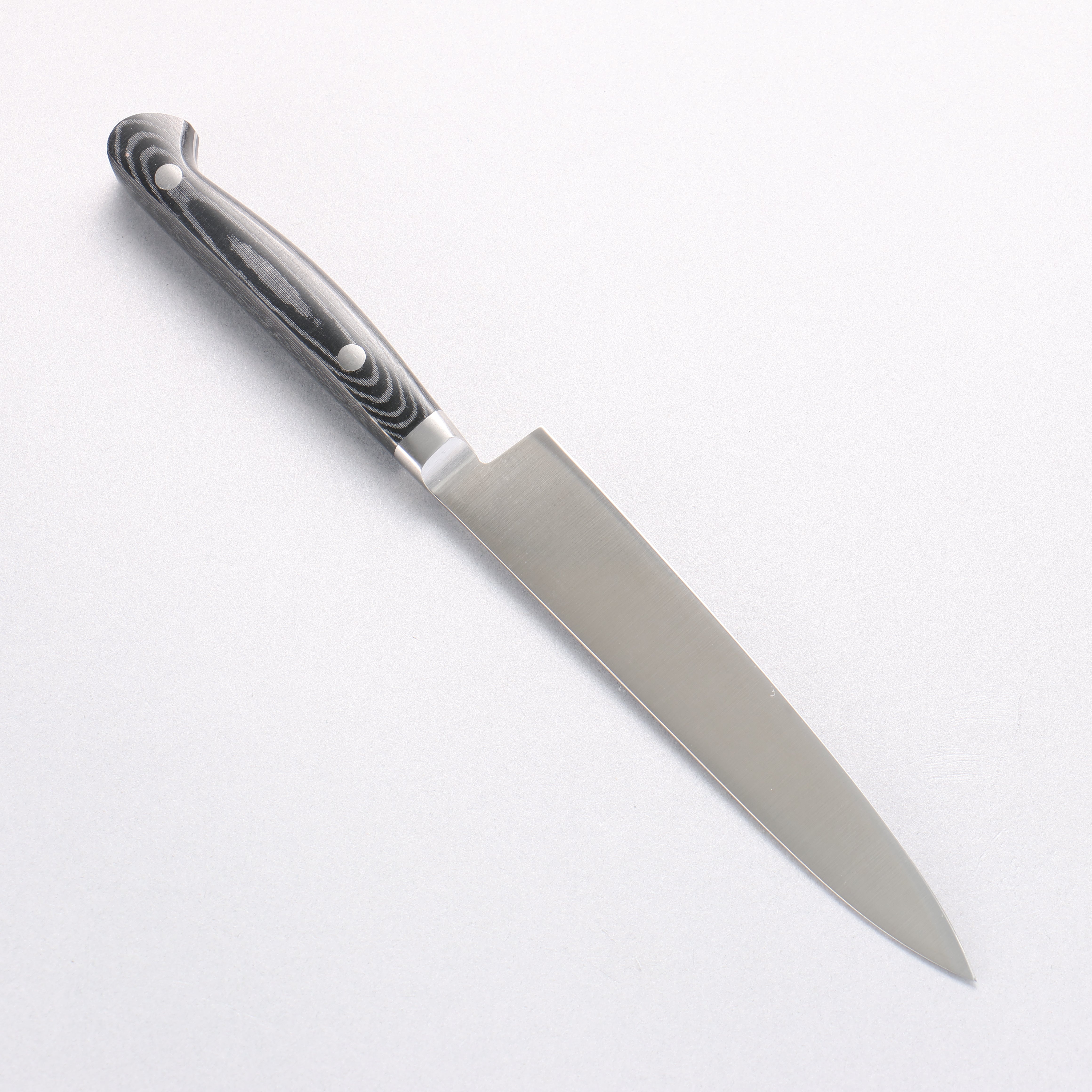 堺 孝行 大廚系列 大廚系列 瑞典鋼 多用途小刀 150mm 黑米卡塔(樹脂複合材料) 握把 - 清助刃物
