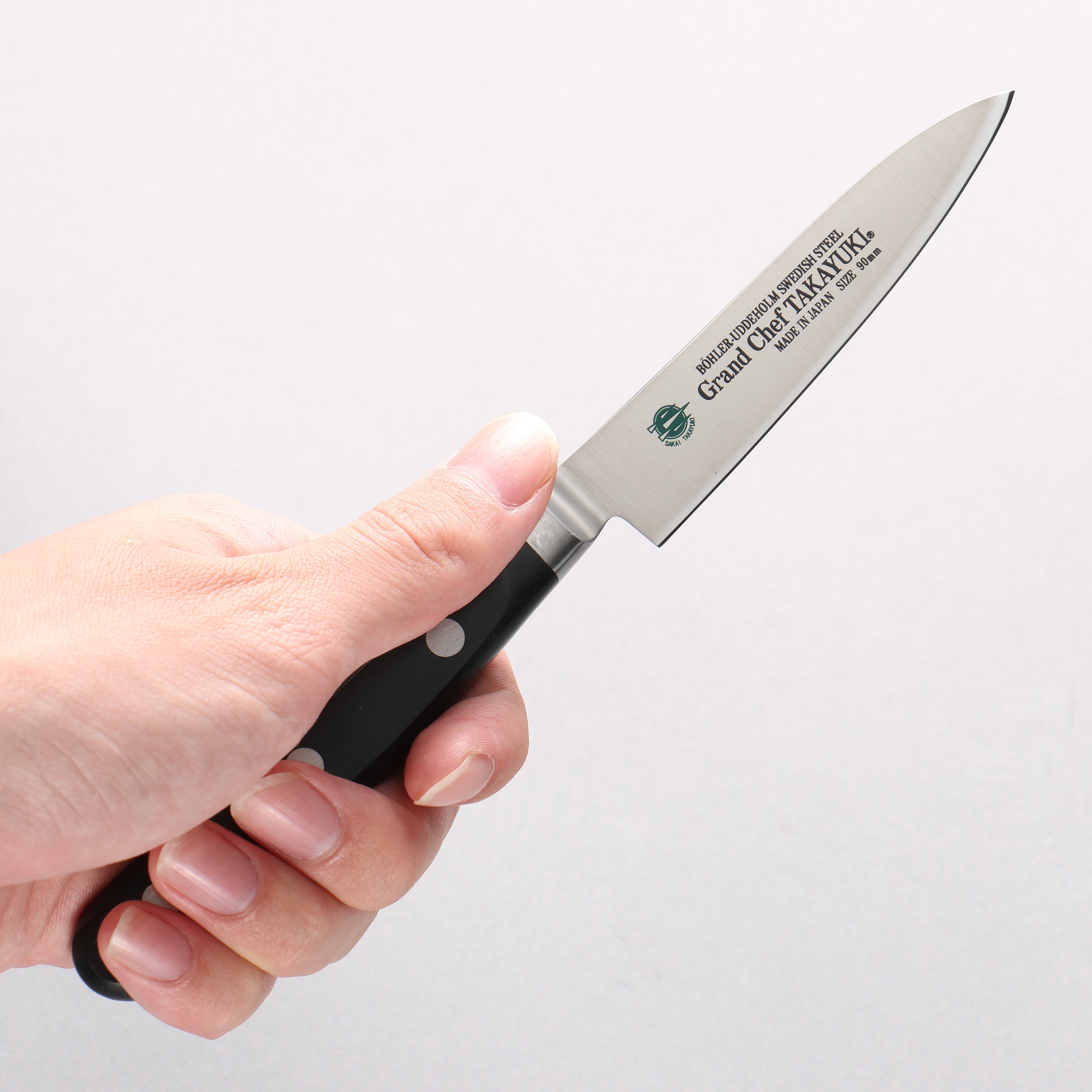 堺 孝行 大廚系列 瑞典鋼 多用途小刀 90mm 握把 - 清助刃物