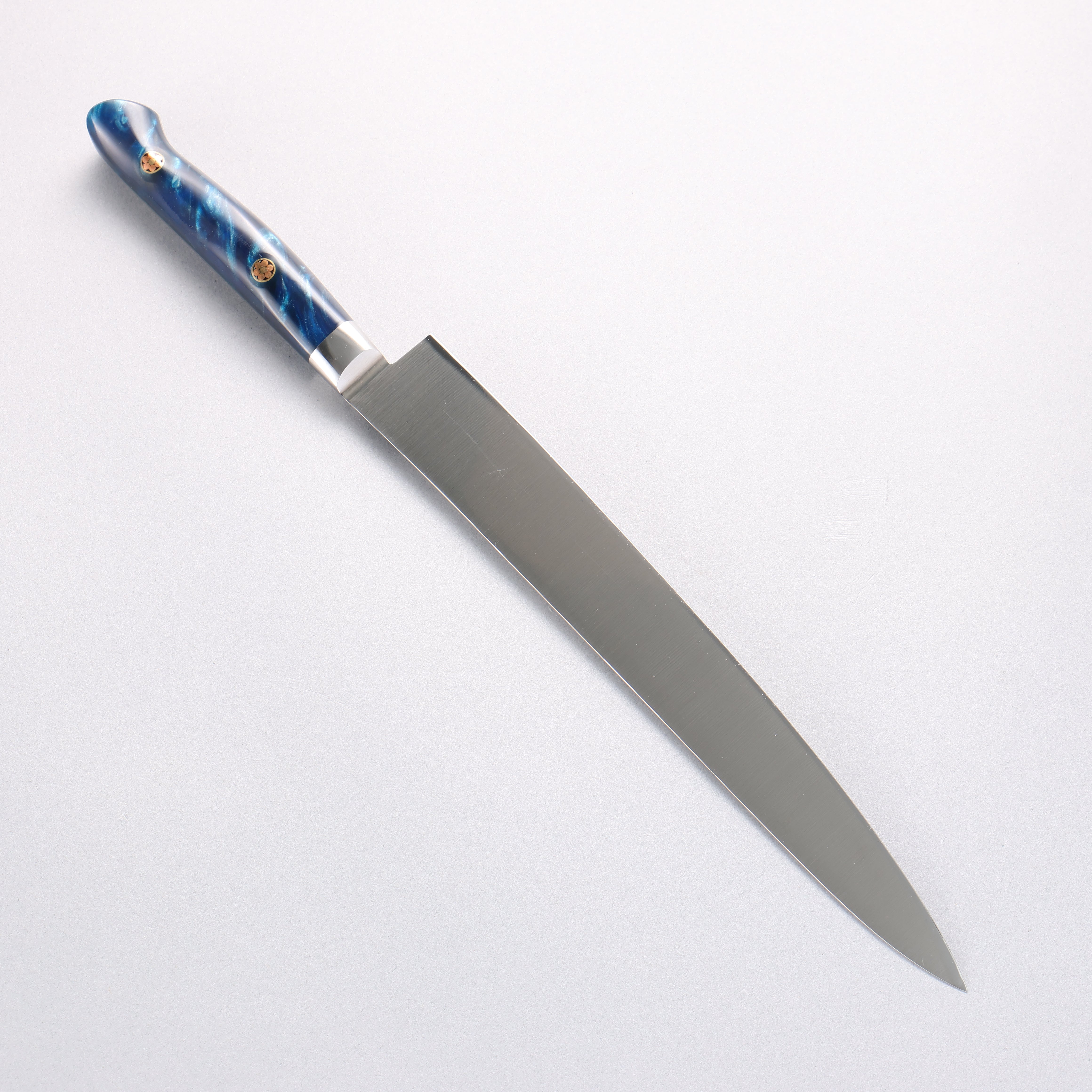 堺 孝行 大廚系列 SP 瑞典鋼 鮭魚筋引 240mm SP Type III (海洋) 握把 - 清助刃物