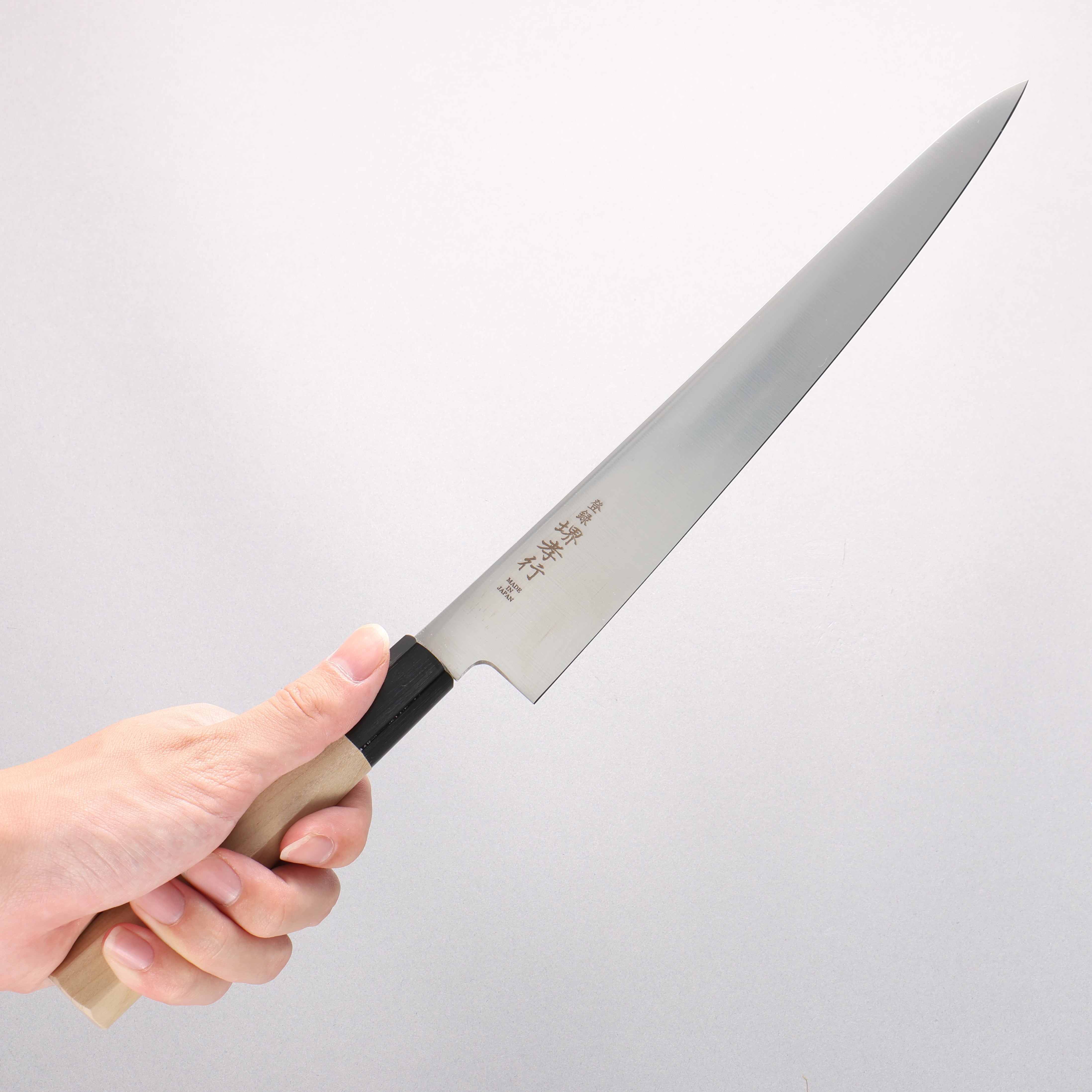 堺 孝行 大廚系列 大廚系列 瑞典鋼 筋引 240mm 木蘭 握把 - 清助刃物