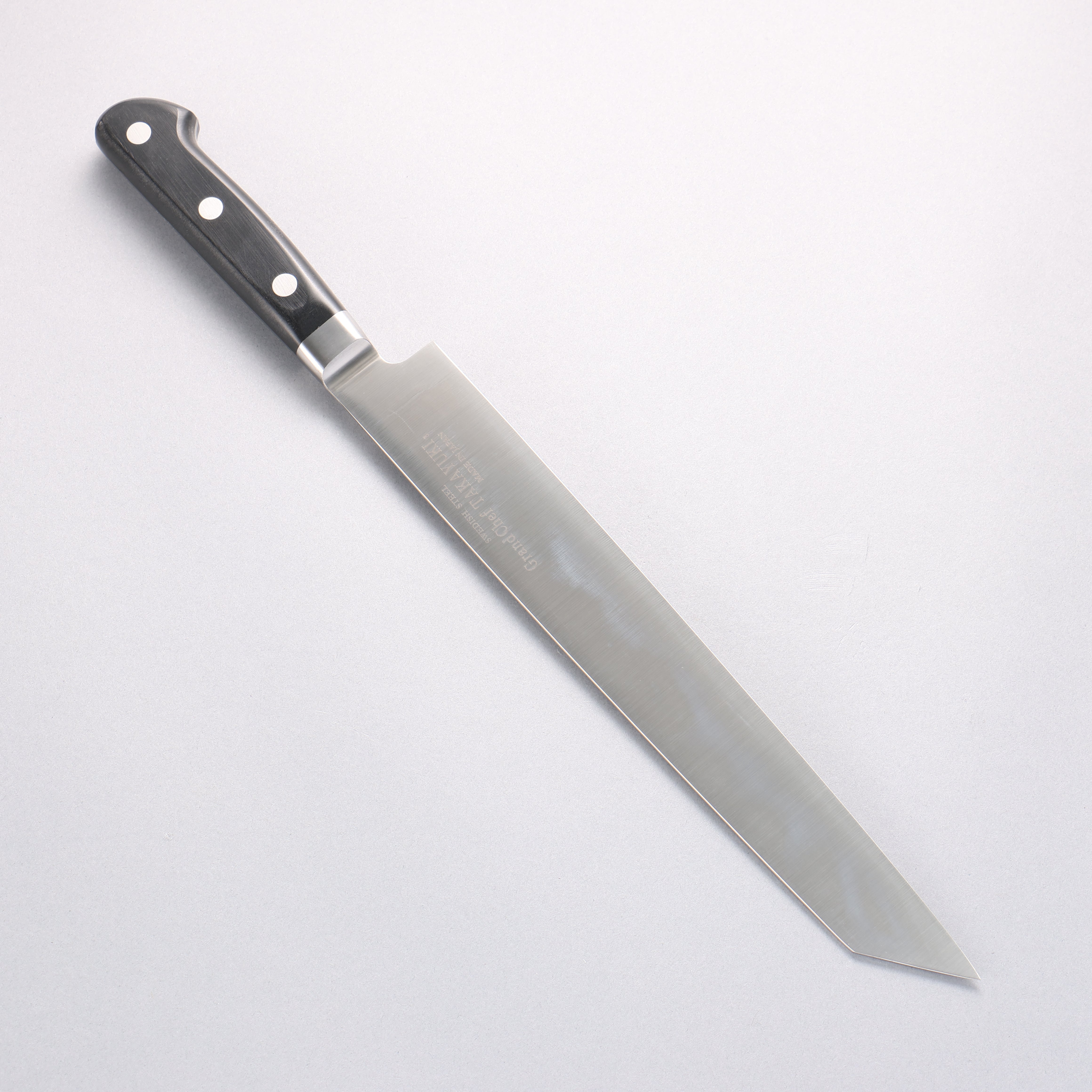 堺 孝行 大廚系列 瑞典鋼 切付柳刃 260mm 握把 附刀鞘 - 清助刃物