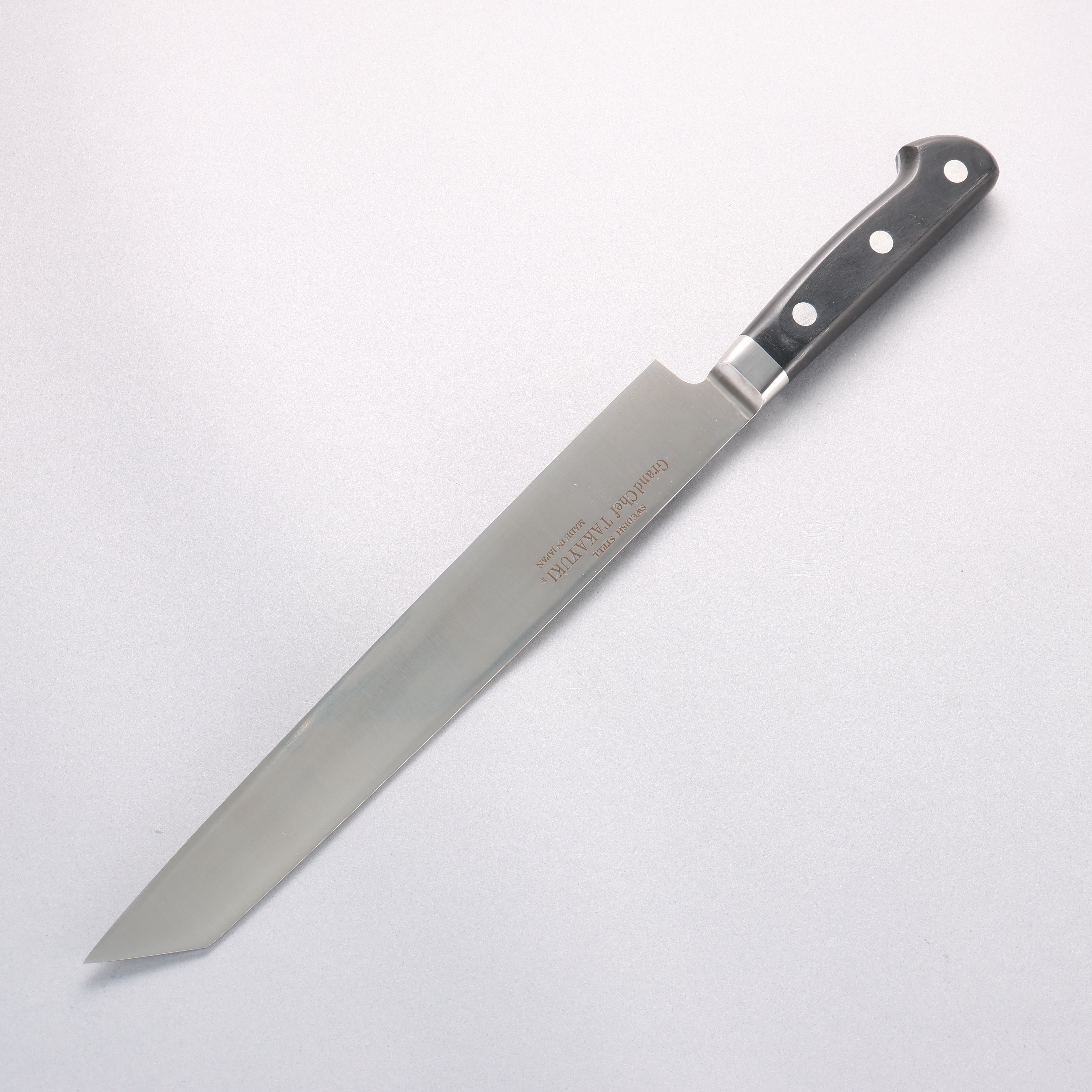 堺 孝行 大廚系列 【左撇子用】 瑞典鋼 切付柳刃 260mm 握把 附刀鞘 - 清助刃物
