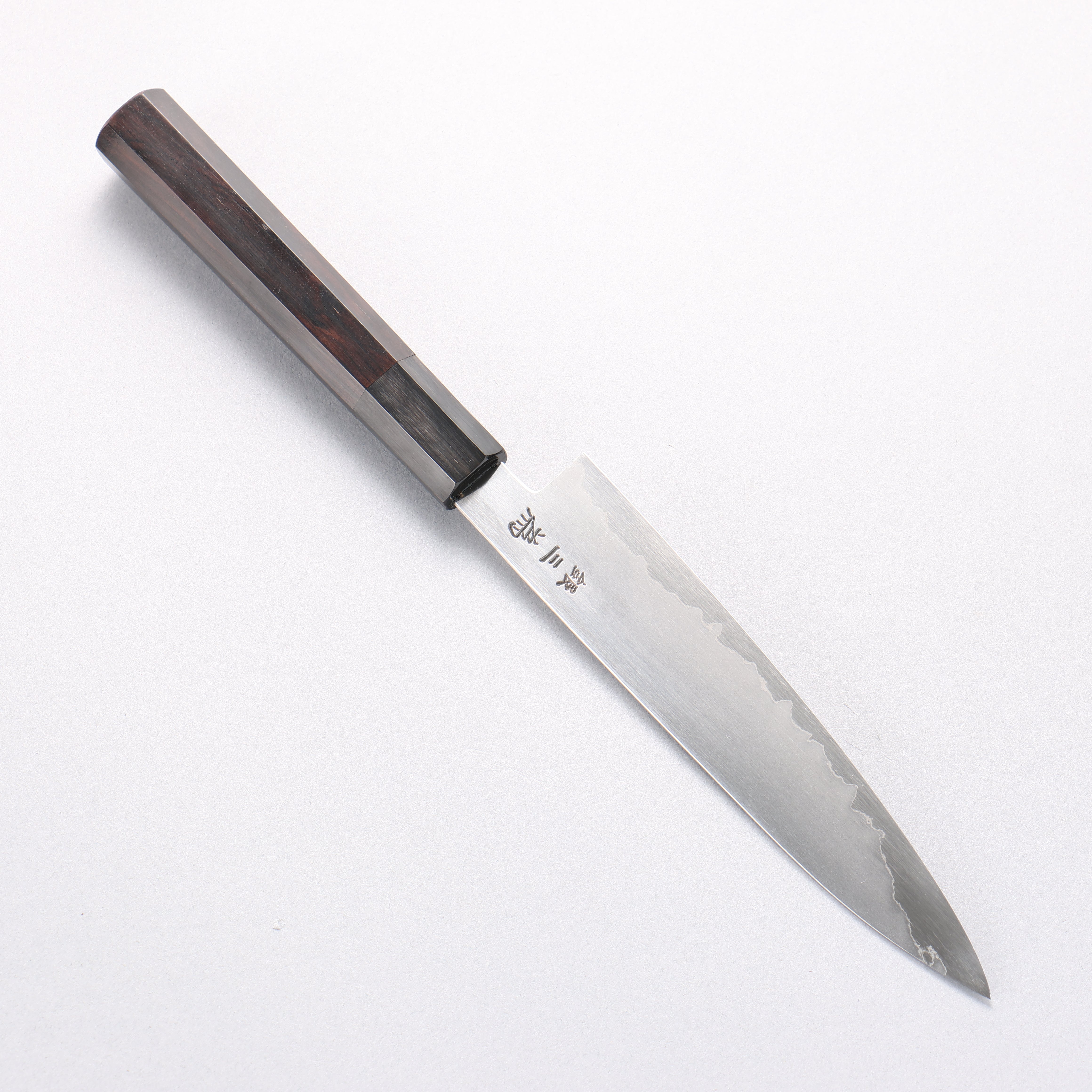 堺 孝行 銀三鋼 多用途小刀 150mm 黑檀 握把 - 清助刃物