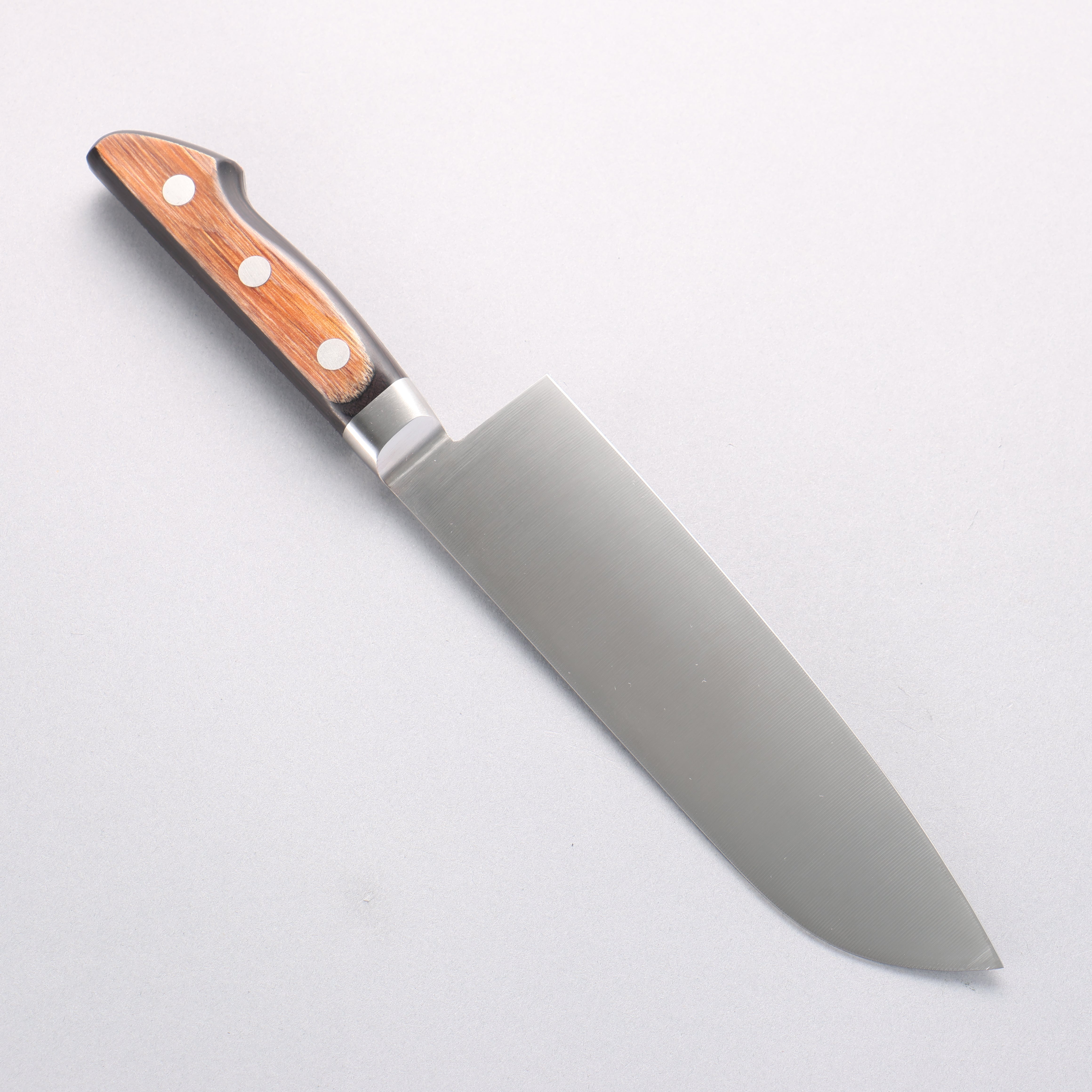 堺 孝行 TUS 不鏽鋼 三德刀 180mm 握把 - 清助刃物