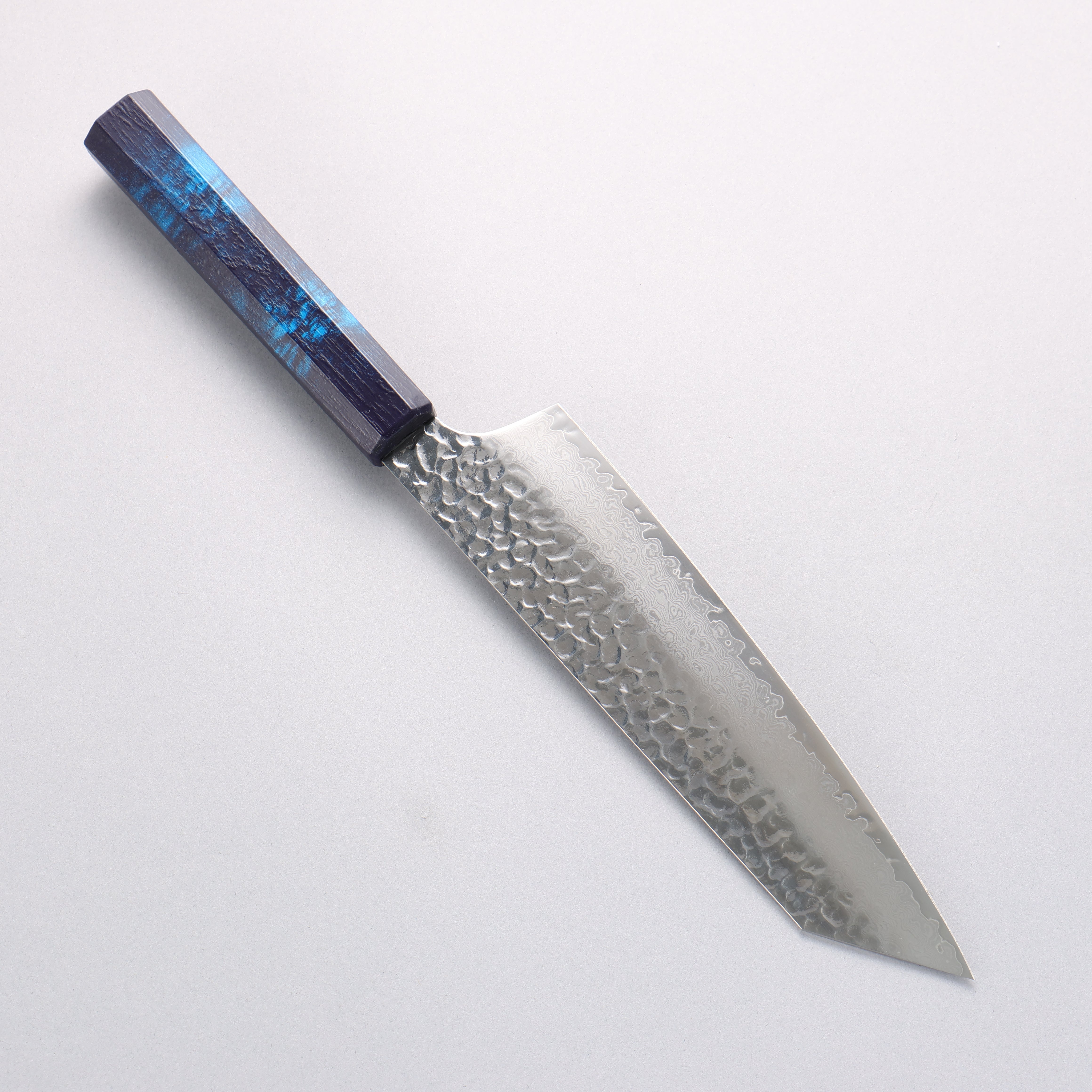 堺 孝行 七色 VG10 33層 劍型牛刀 190mm ABS 樹脂(群青玳瑁) 握把 - 清助刃物