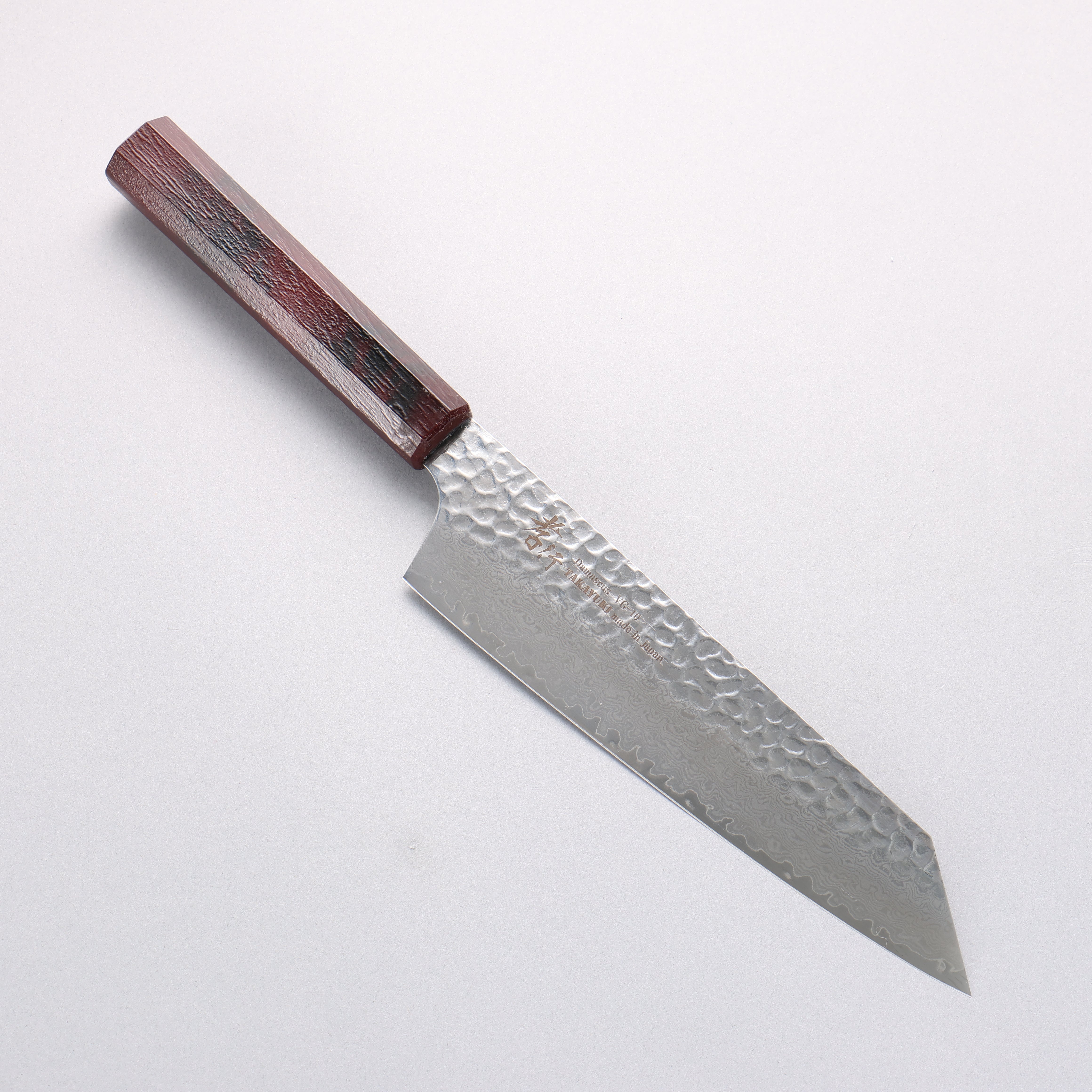 堺 孝行 七色 VG10 33層 劍型牛刀 190mm ABS 樹脂(黃褐玳瑁) 握把 - 清助刃物