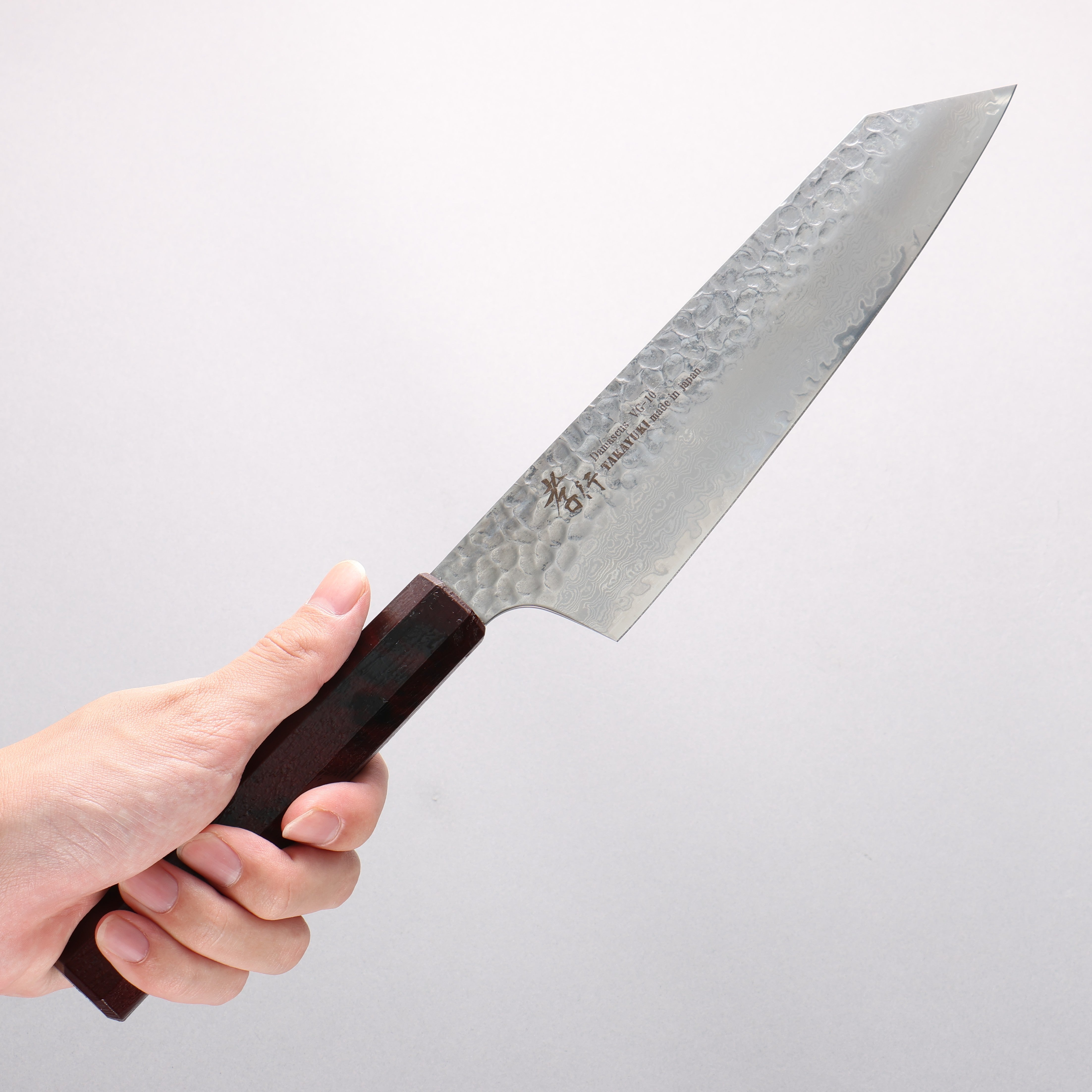 堺 孝行 七色 VG10 33層 劍型牛刀 190mm ABS 樹脂(黃褐玳瑁) 握把 - 清助刃物