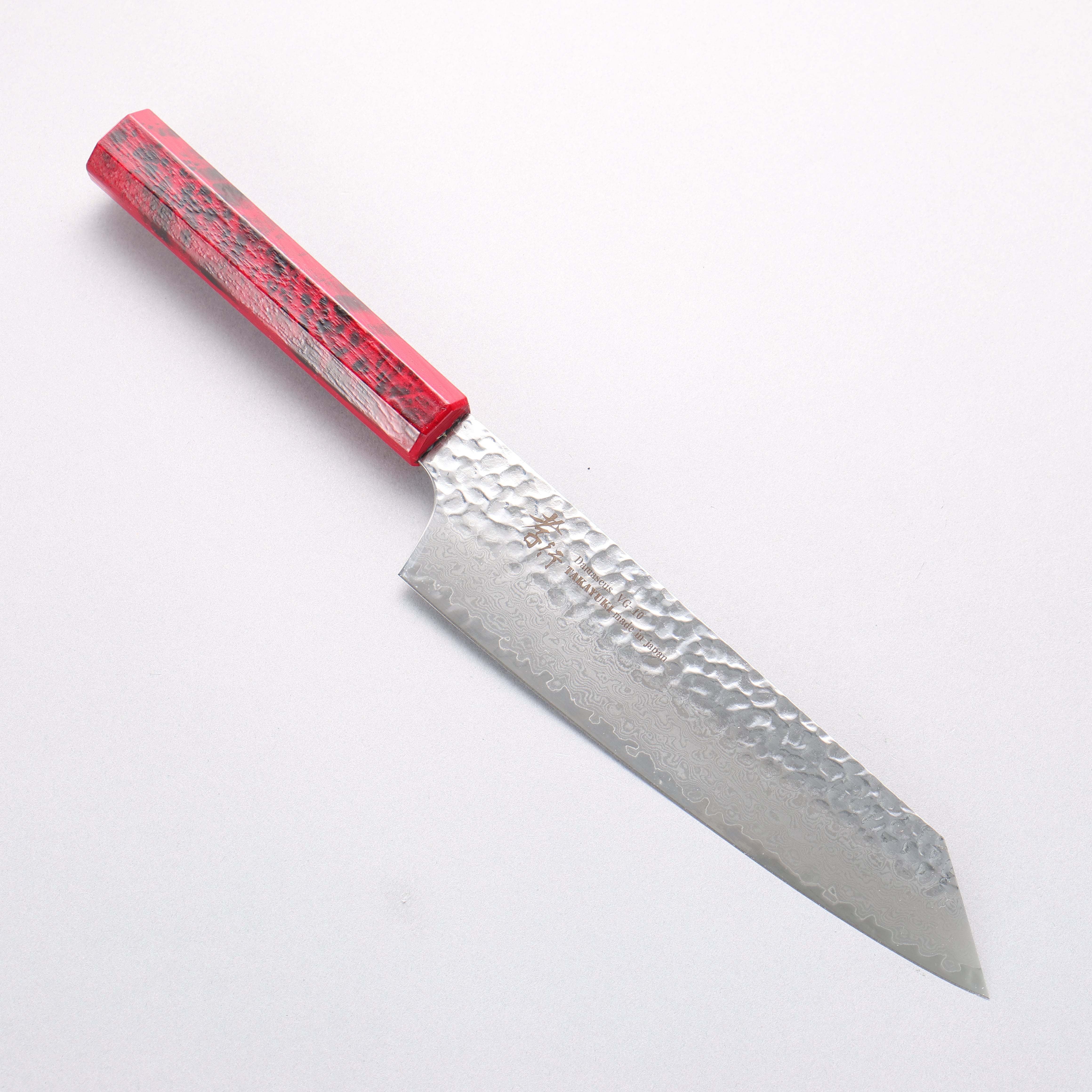 堺 孝行 七色 VG10 33層 劍型牛刀 190mm ABS 樹脂(紅玳瑁) 握把 - 清助刃物