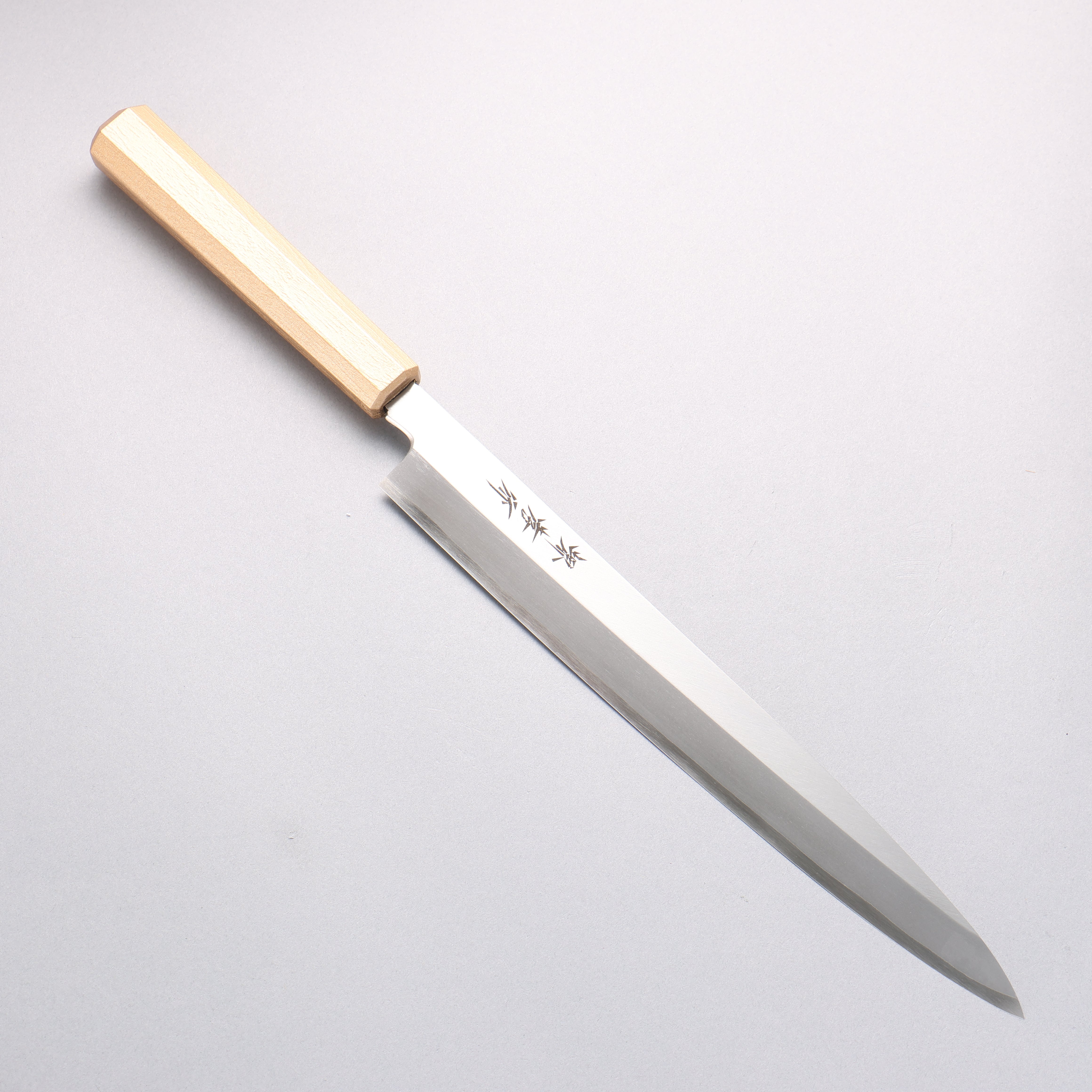 堺 孝行 七色 INOX 鉬鋼 柳刃 270mm ABS 樹脂(金色珠光)握把 - 清助刃物
