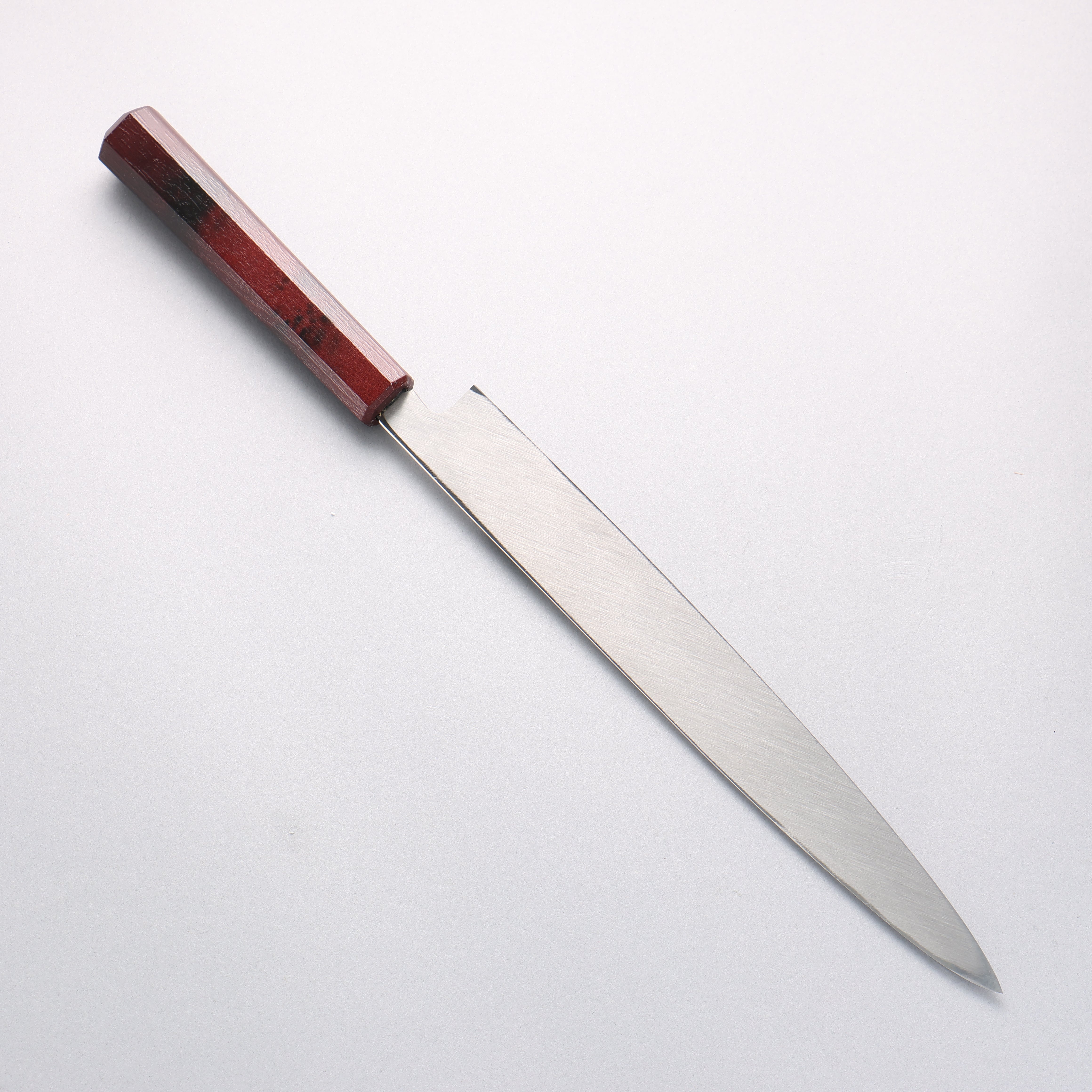 堺 孝行 七色 INOX 鉬鋼 柳刃 270mm ABS 樹脂(黃褐玳瑁)握把 - 清助刃物