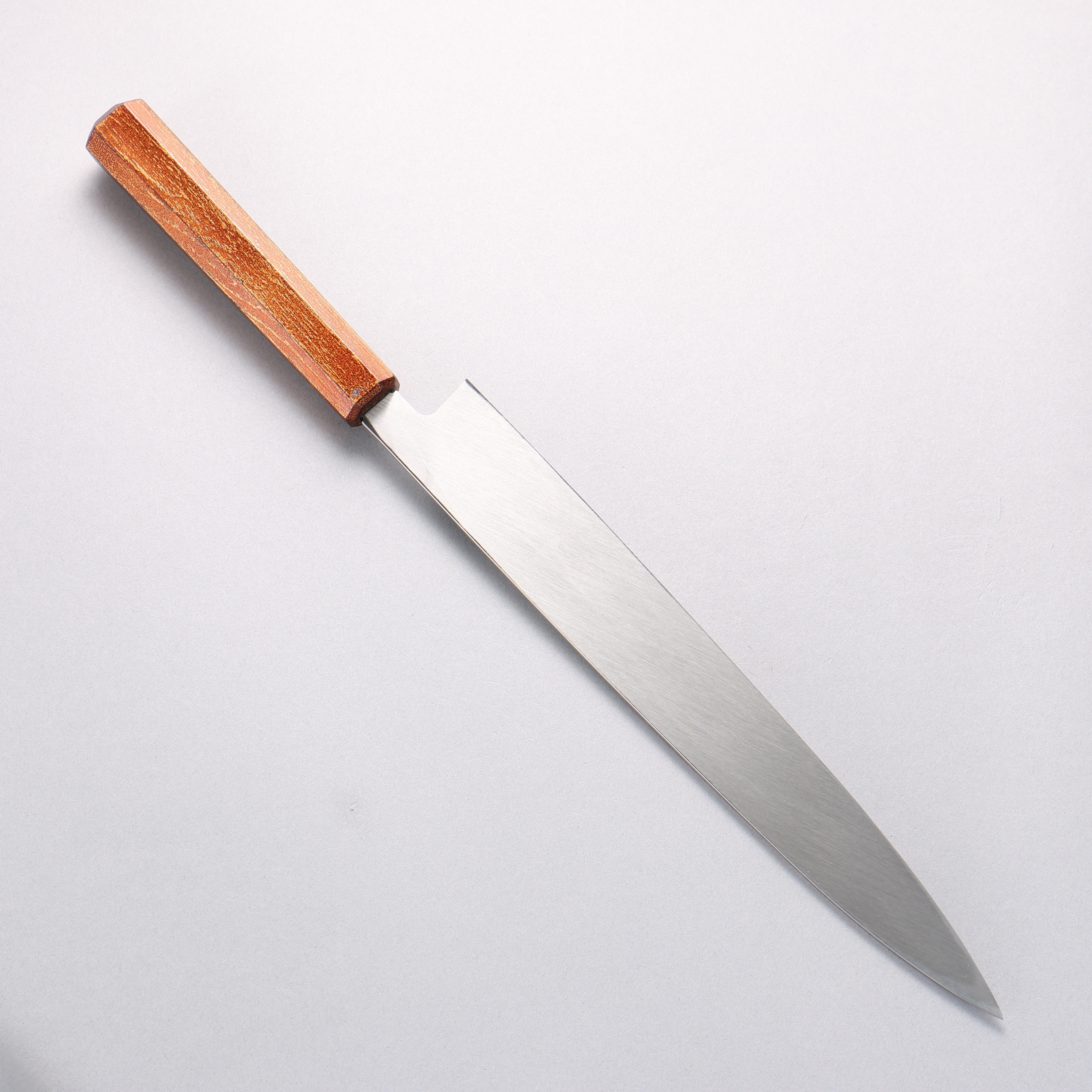 堺 孝行 七色 INOX 鉬鋼 柳刃 270mm ABS 樹脂(復古金)握把 - 清助刃物